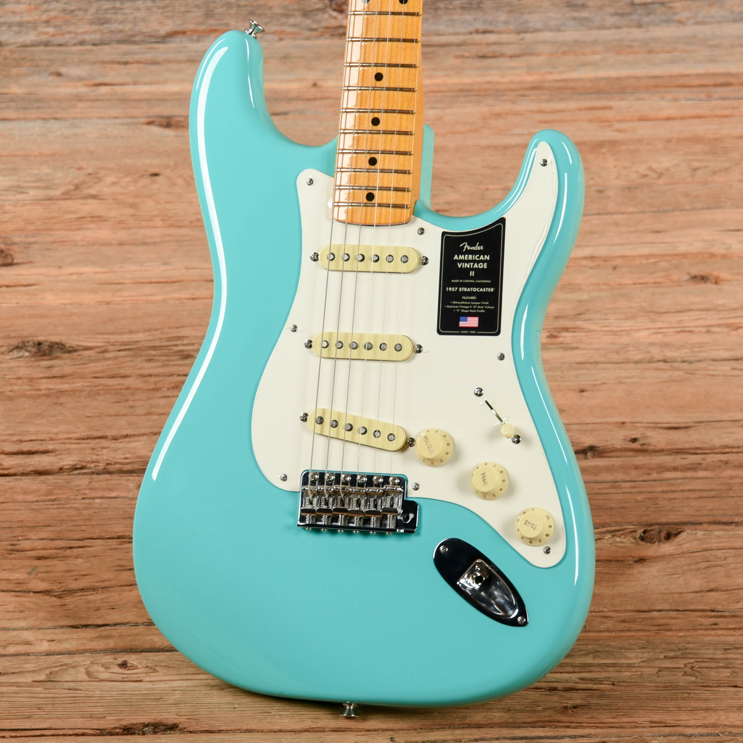 Fender American Vintage II 1957 Stratocaster Seafoam Green 2023 Electric Guitars / Solid Body