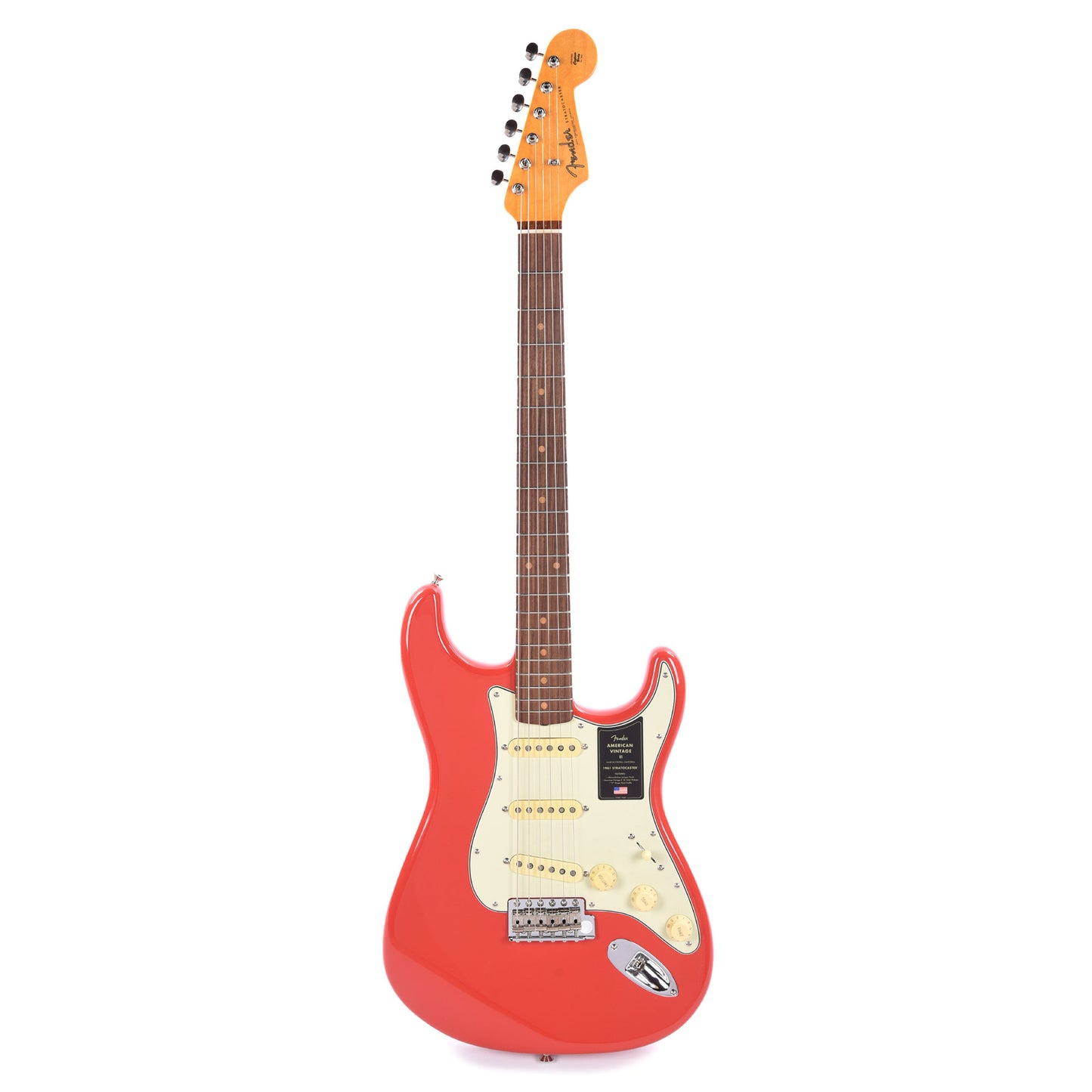 Fender American Vintage II 1961 Stratocaster Fiesta Red Electric Guitars / Solid Body