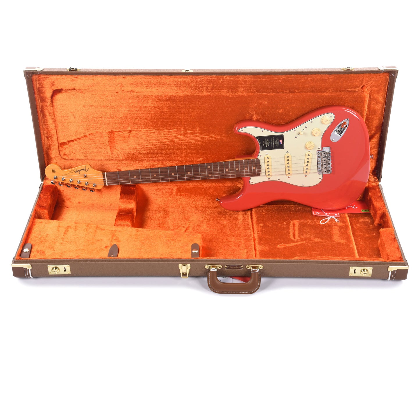 Fender American Vintage II 1961 Stratocaster Fiesta Red Electric Guitars / Solid Body