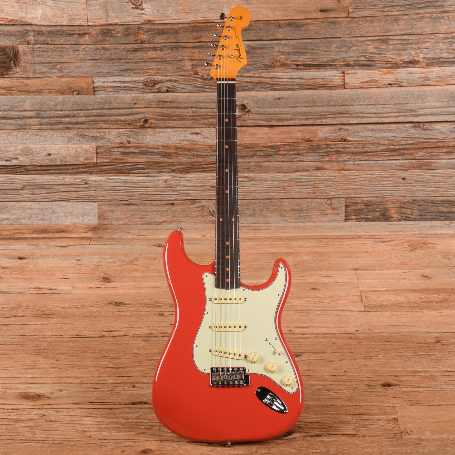 Fender American Vintage II 1961 Stratocaster Fiesta Red Electric Guitars / Solid Body