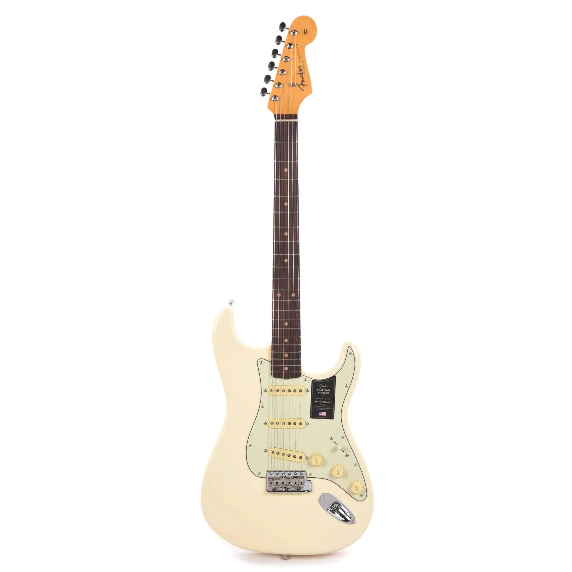 Fender American Vintage II 1961 Stratocaster Olympic White Electric Guitars / Solid Body