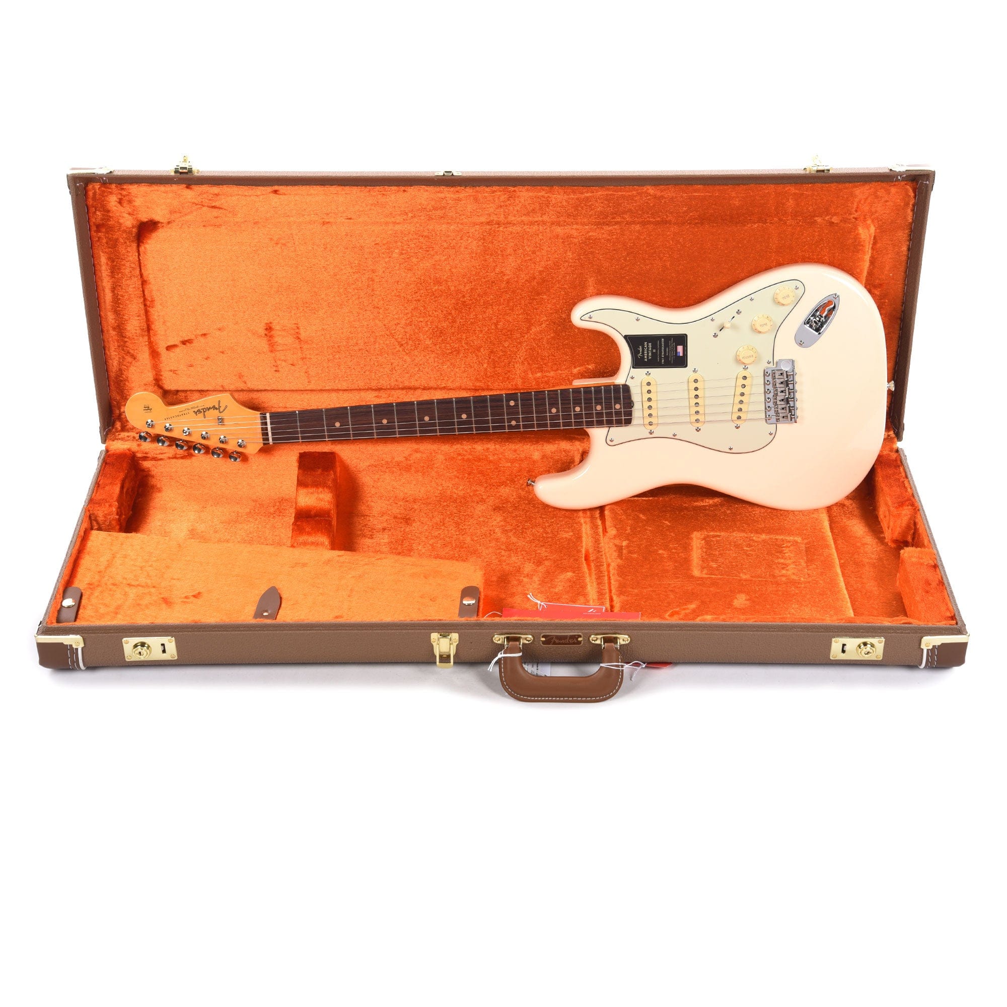 Fender American Vintage II 1961 Stratocaster Olympic White Electric Guitars / Solid Body