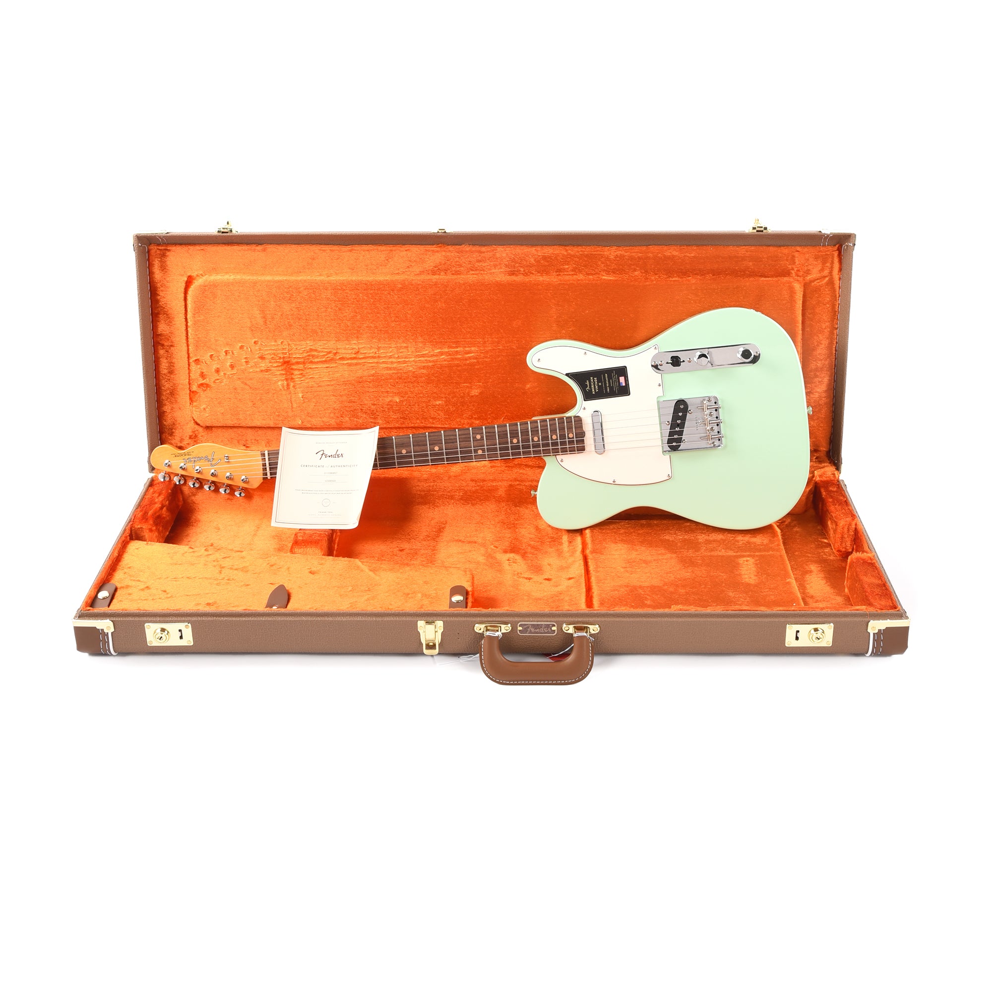 Fender American Vintage II 1963 Telecaster Surf Green Electric Guitars / Solid Body