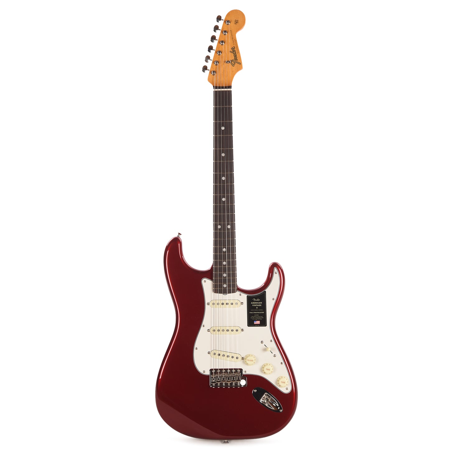 Fender American Vintage II 1965 Stratocaster Candy Apple Red Electric Guitars / Solid Body