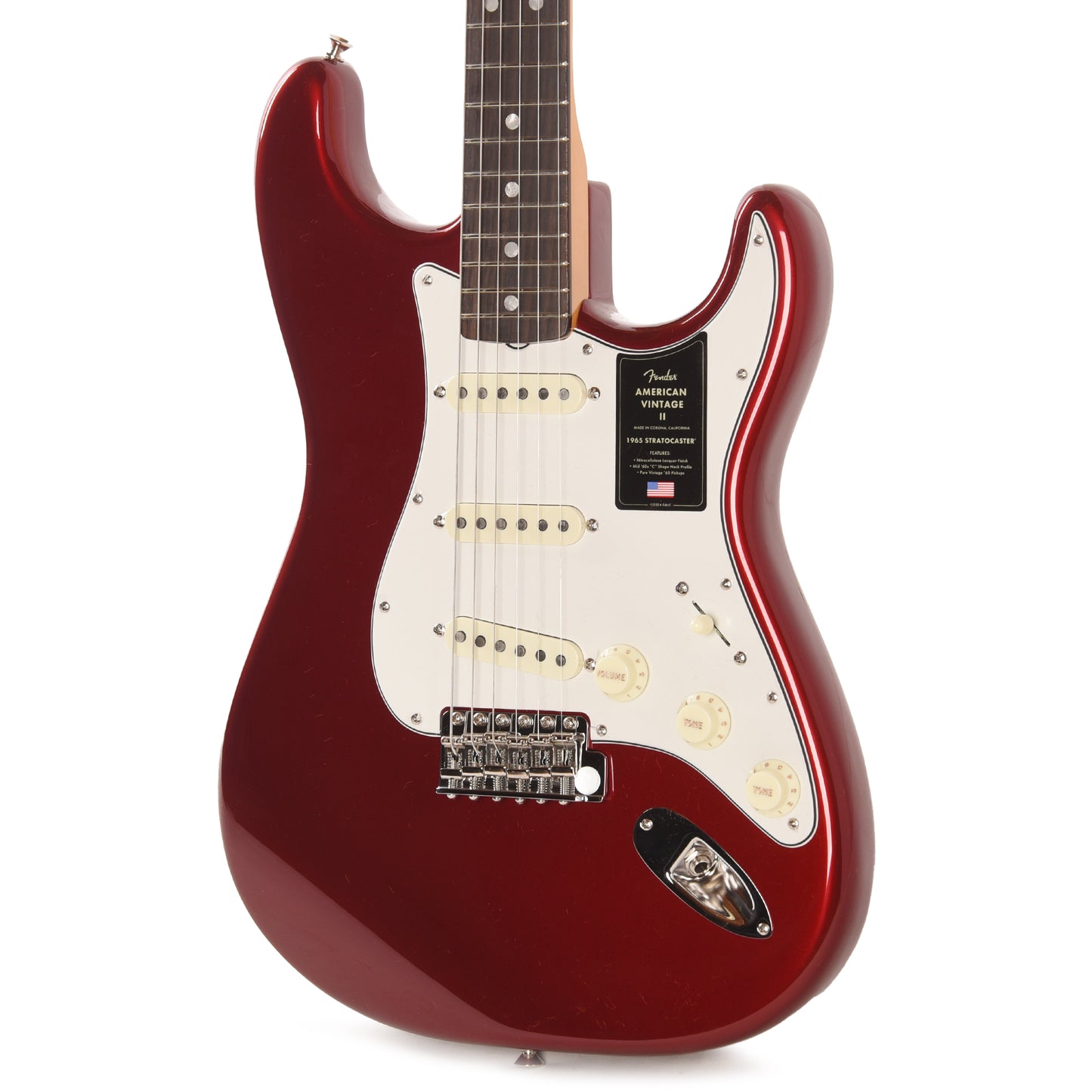 Fender American Vintage II 1965 Stratocaster Candy Apple Red Electric Guitars / Solid Body