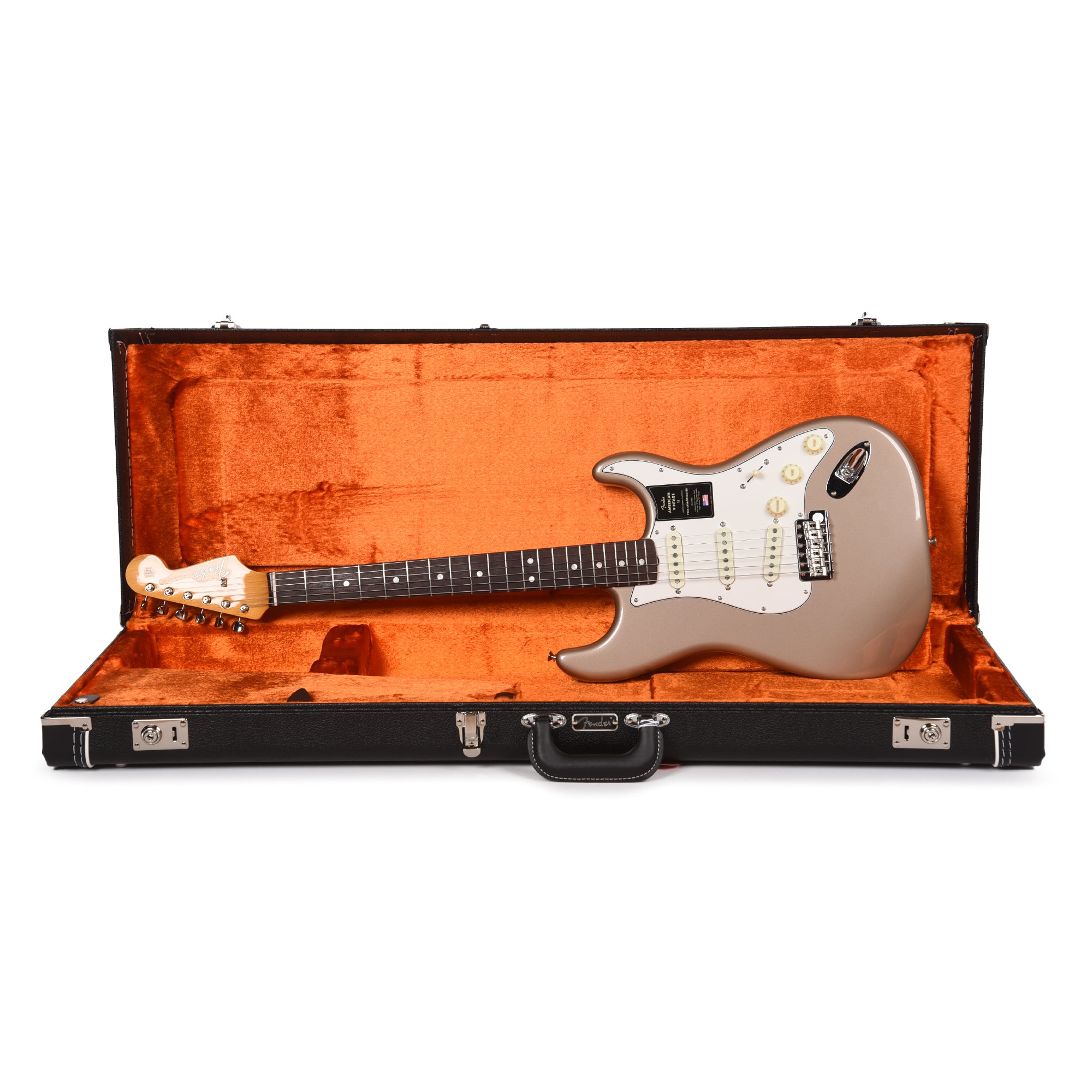 Fender American Vintage II 1965 Stratocaster Shoreline Gold Electric Guitars / Solid Body