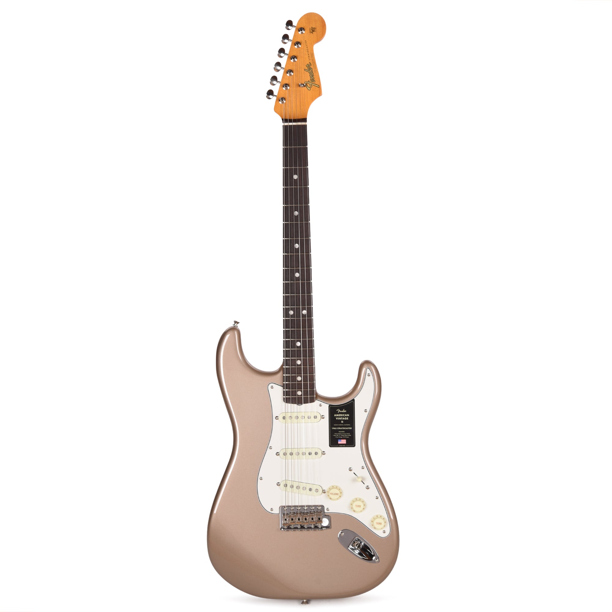 Fender American Vintage II 1965 Stratocaster Shoreline Gold Electric Guitars / Solid Body