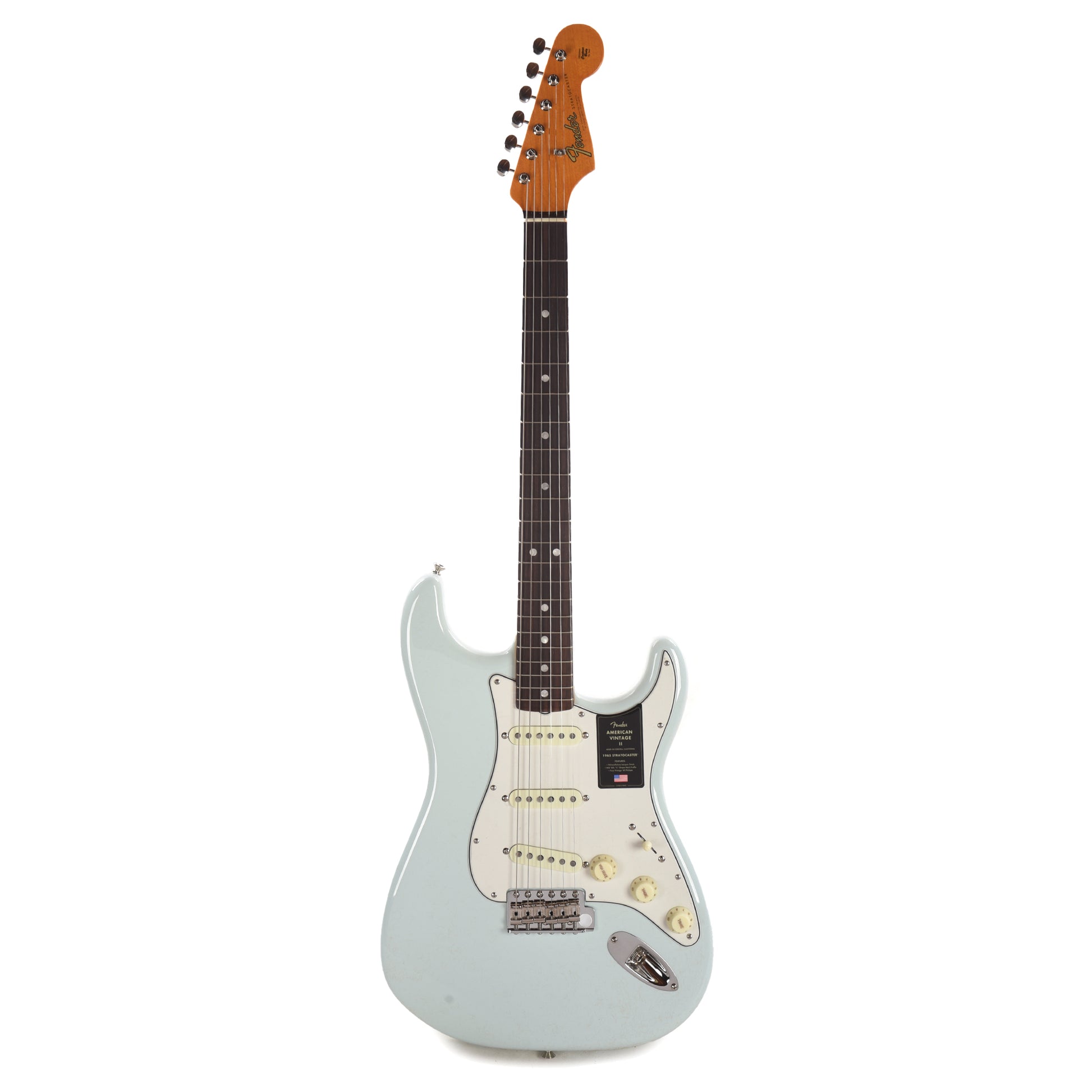 Fender American Vintage II 1965 Stratocaster Sonic Blue Electric Guitars / Solid Body