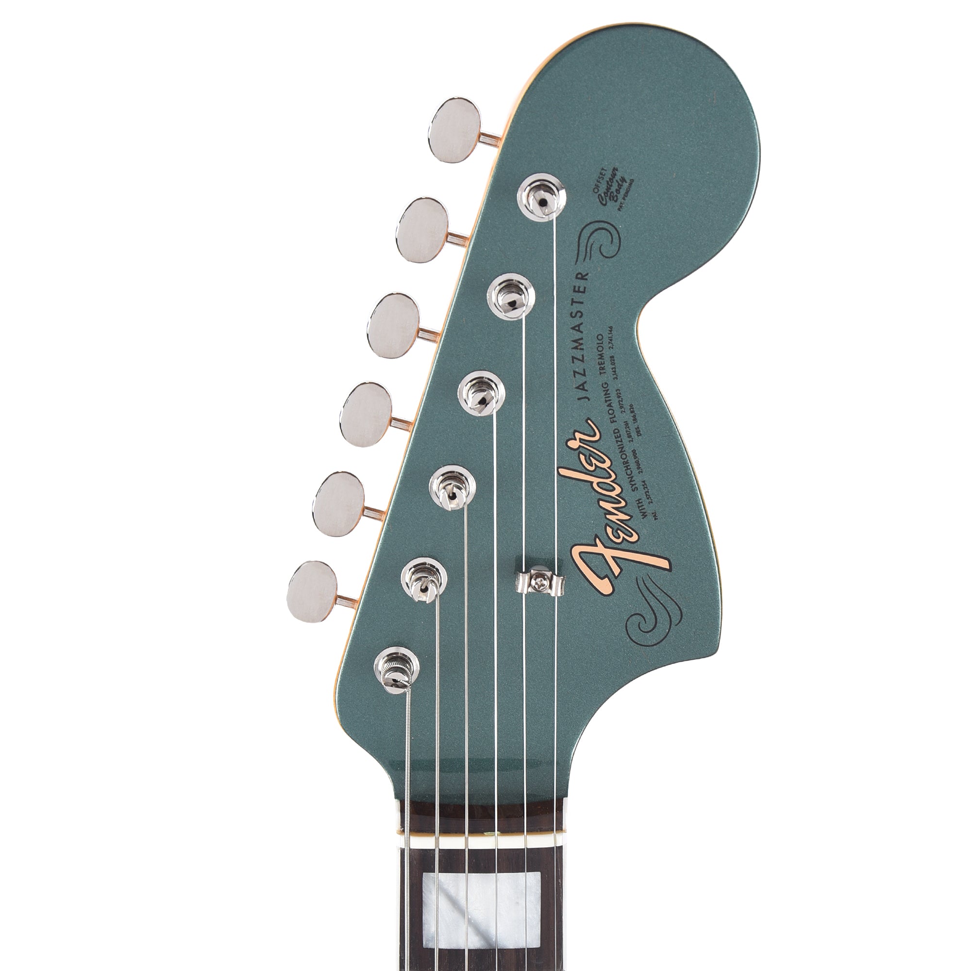 Fender American Vintage II 1966 Jazzmaster Sherwood Green Metallic Electric Guitars / Solid Body