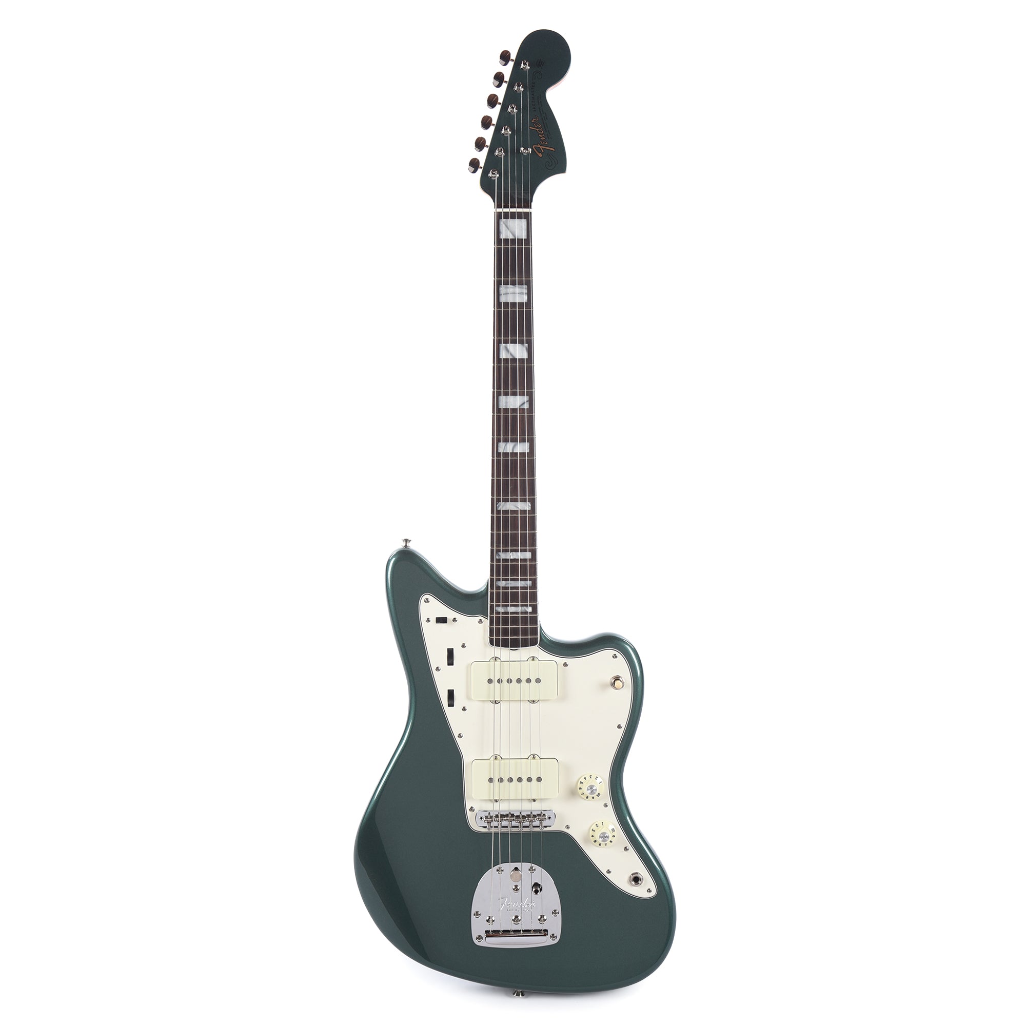 Fender American Vintage II 1966 Jazzmaster Sherwood Green Metallic Electric Guitars / Solid Body