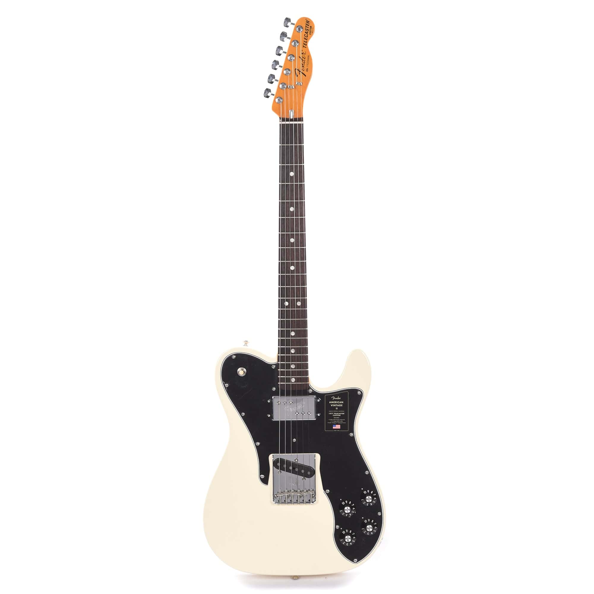 Fender American Vintage II 1977 Telecaster Custom Olympic White Electric Guitars / Solid Body