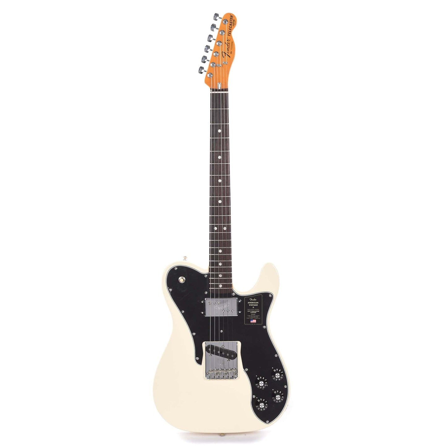 Fender American Vintage II 1977 Telecaster Custom Olympic White Electric Guitars / Solid Body
