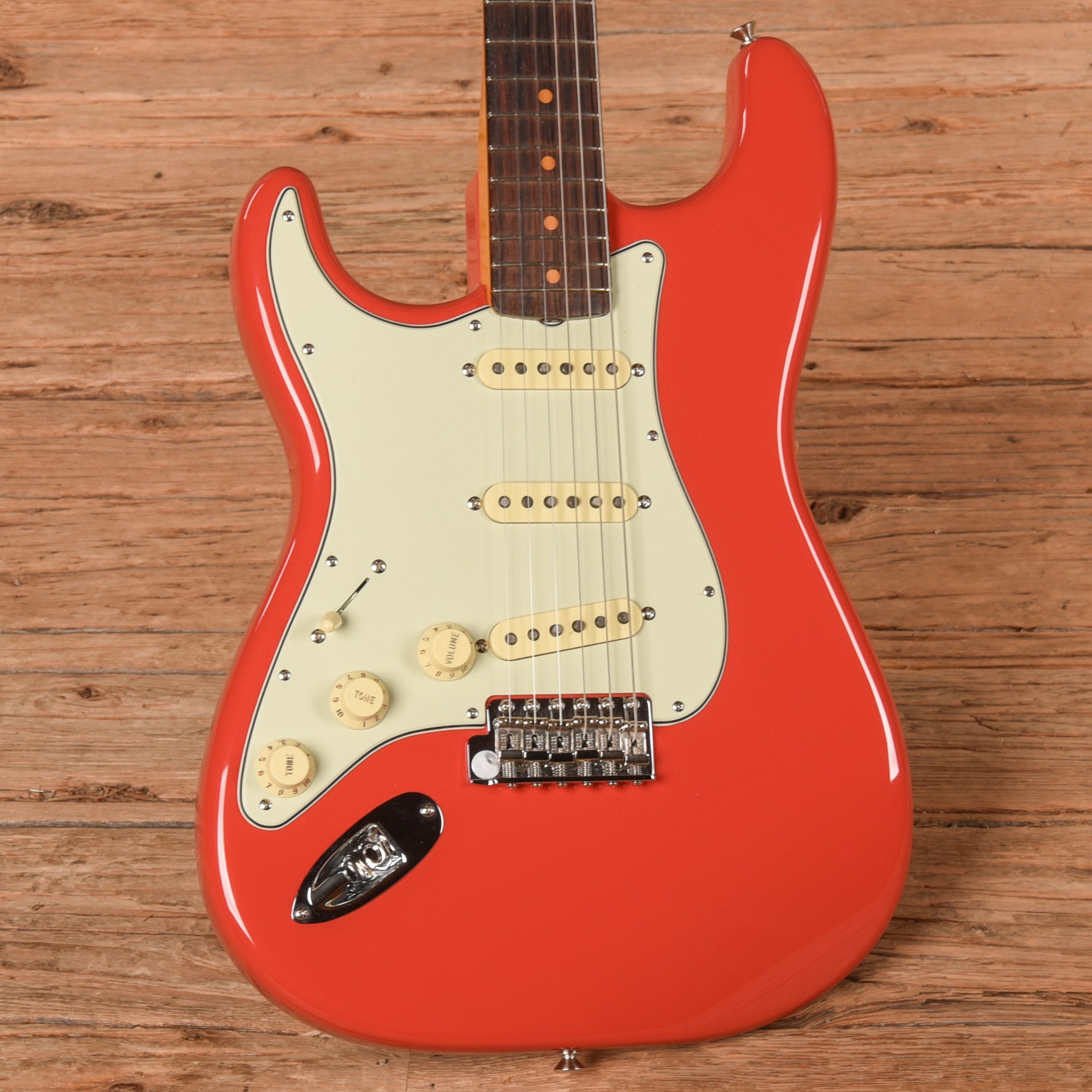 Fender American Vintage II '61 Stratocaster Fiesta Red 2023 LEFTY Electric Guitars / Solid Body