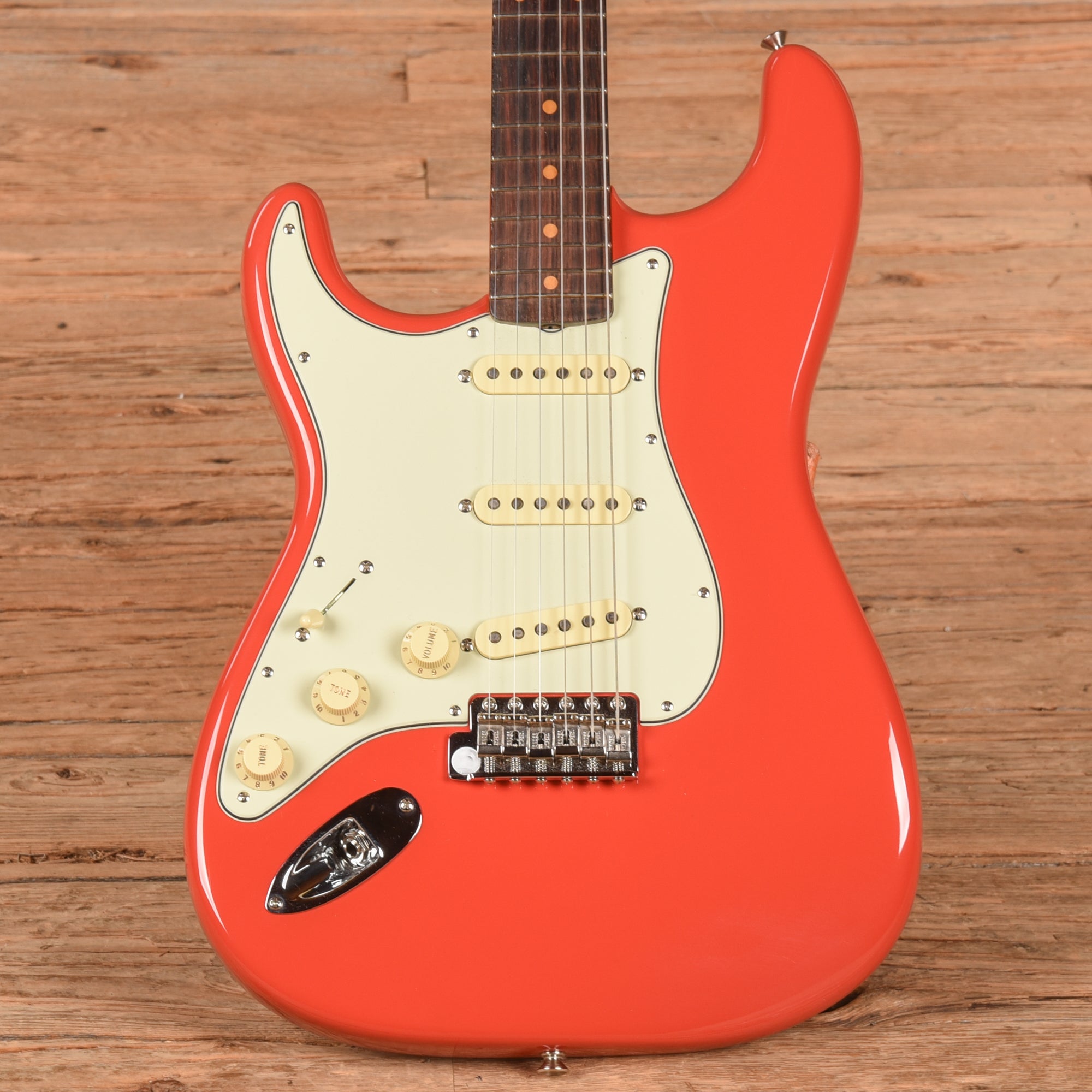 Fender American Vintage II '61 Stratocaster Fiesta Red 2023 LEFTY Electric Guitars / Solid Body