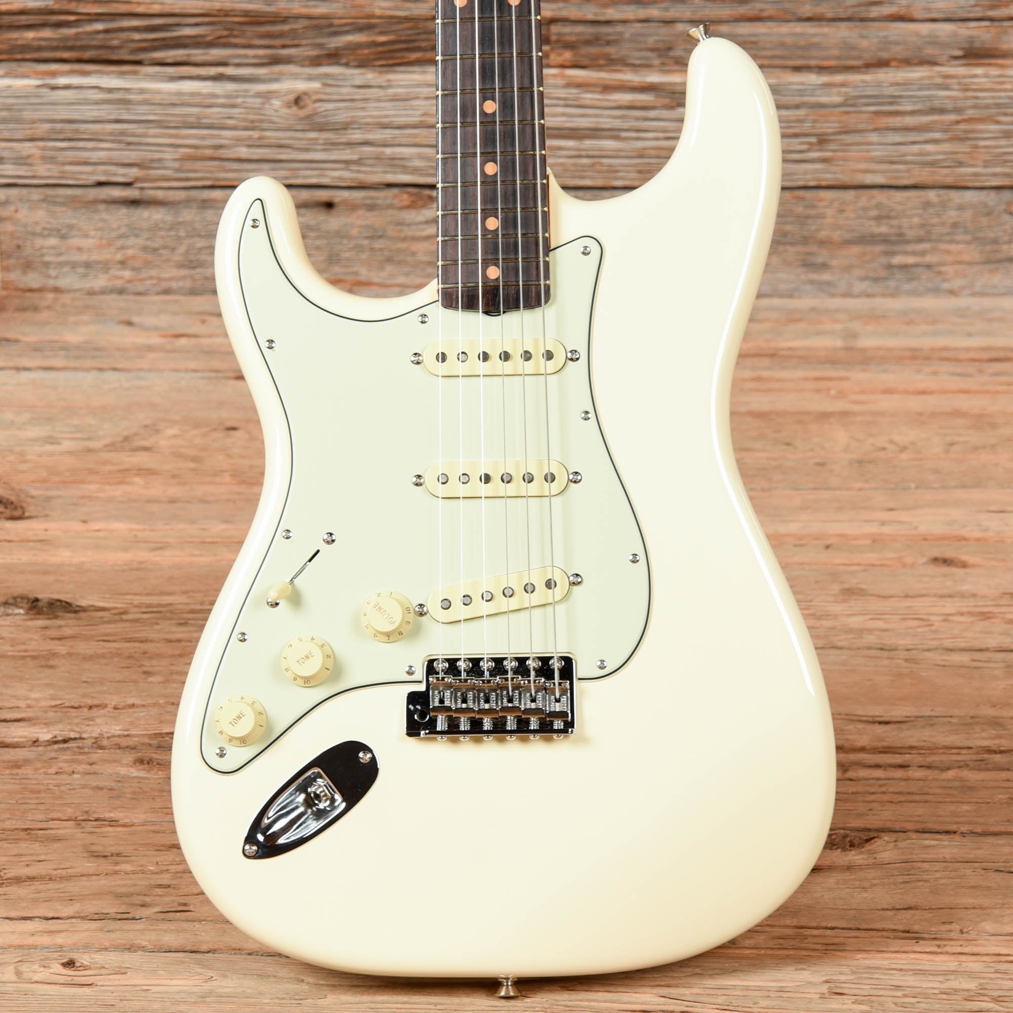 Fender American Vintage II '61 Stratocaster Olympic White 2024 LEFTY Electric Guitars / Solid Body