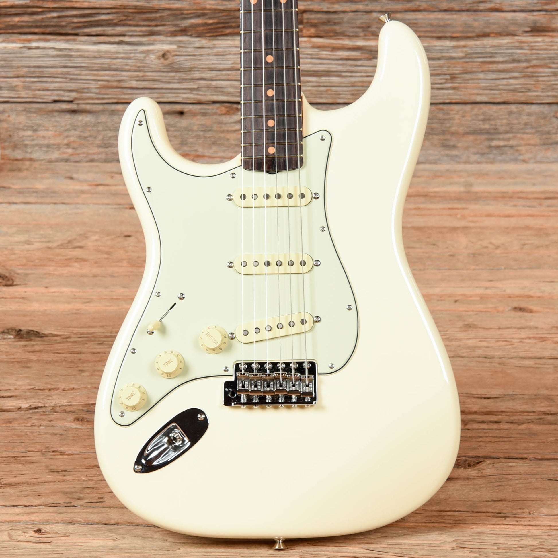 Fender American Vintage II '61 Stratocaster Olympic White 2024 LEFTY Electric Guitars / Solid Body