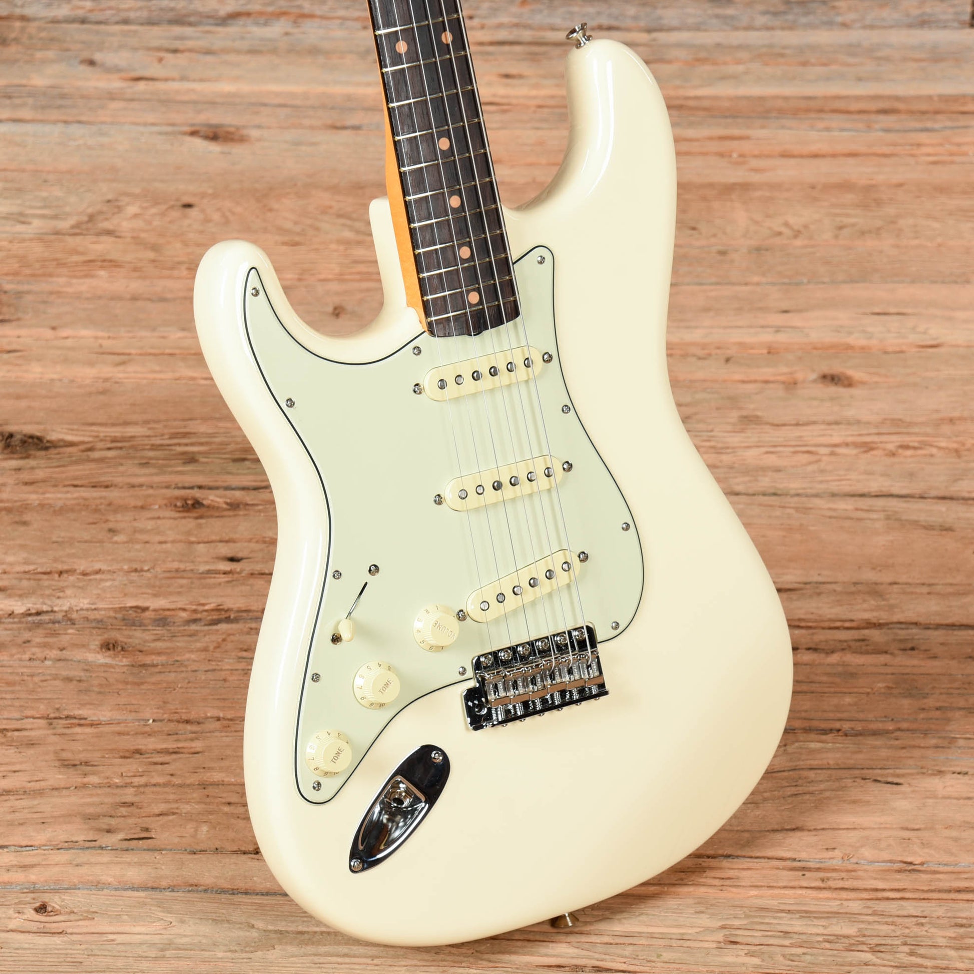 Fender American Vintage II '61 Stratocaster Olympic White 2024 LEFTY Electric Guitars / Solid Body
