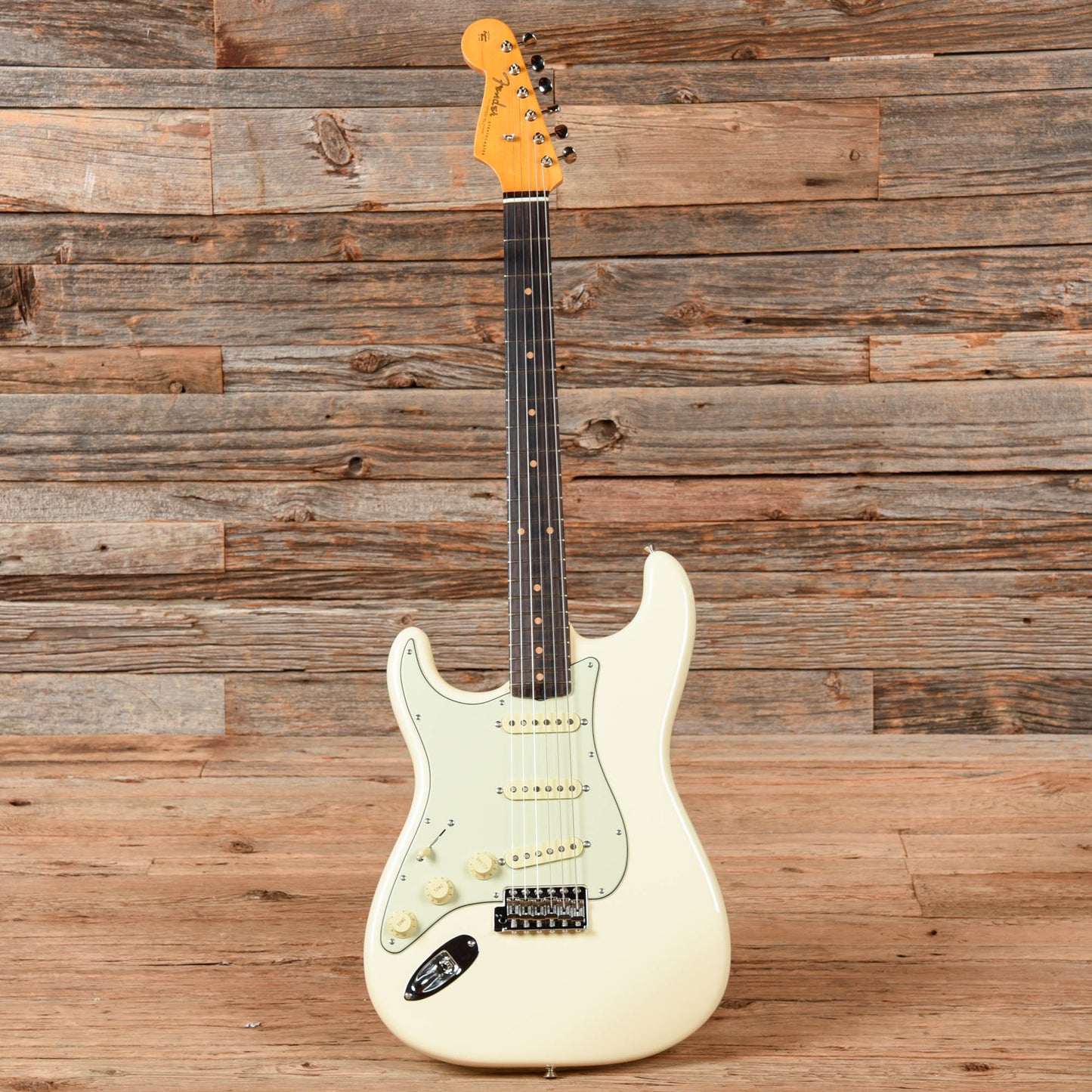 Fender American Vintage II '61 Stratocaster Olympic White 2024 LEFTY Electric Guitars / Solid Body