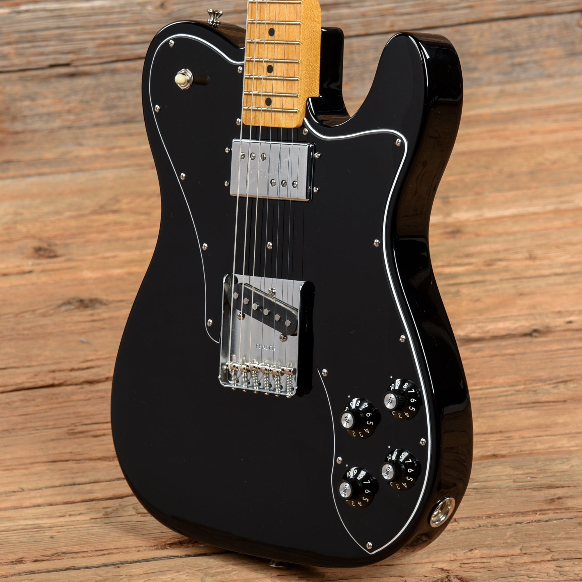 Fender American Vintage II 77 Telecaster Custom Black 2023 Electric Guitars / Solid Body