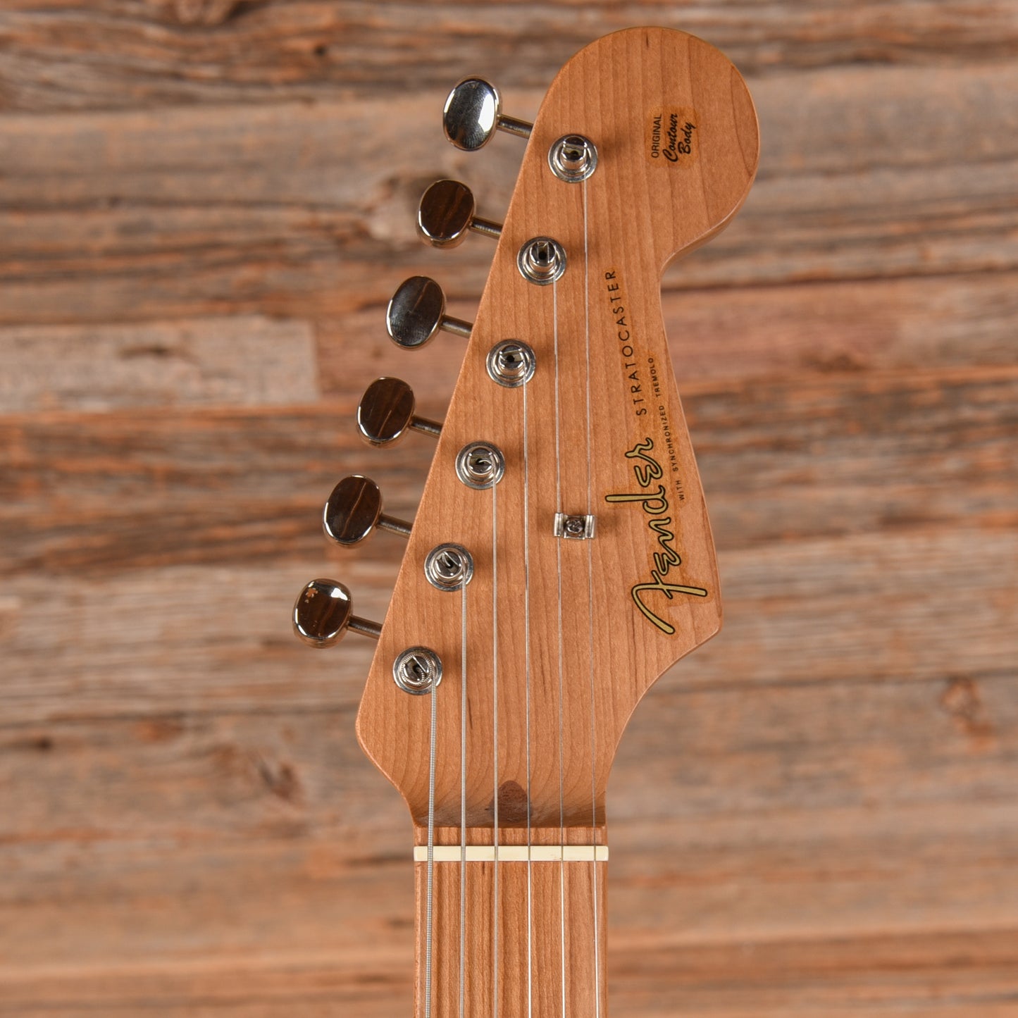 Fender American Vintage Roasted Stratocaster Neck with American Vintage '56 Body Black Electric Guitars / Solid Body