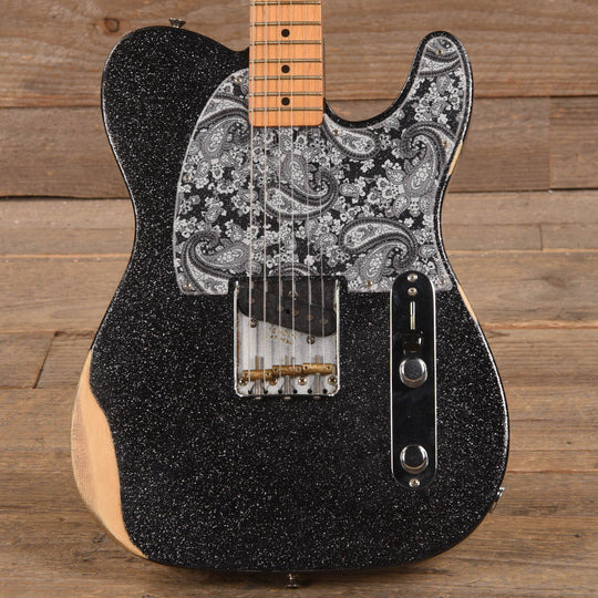 Fender Artist Brad Paisley Esquire Black Sparkle Electric Guitars / Solid Body