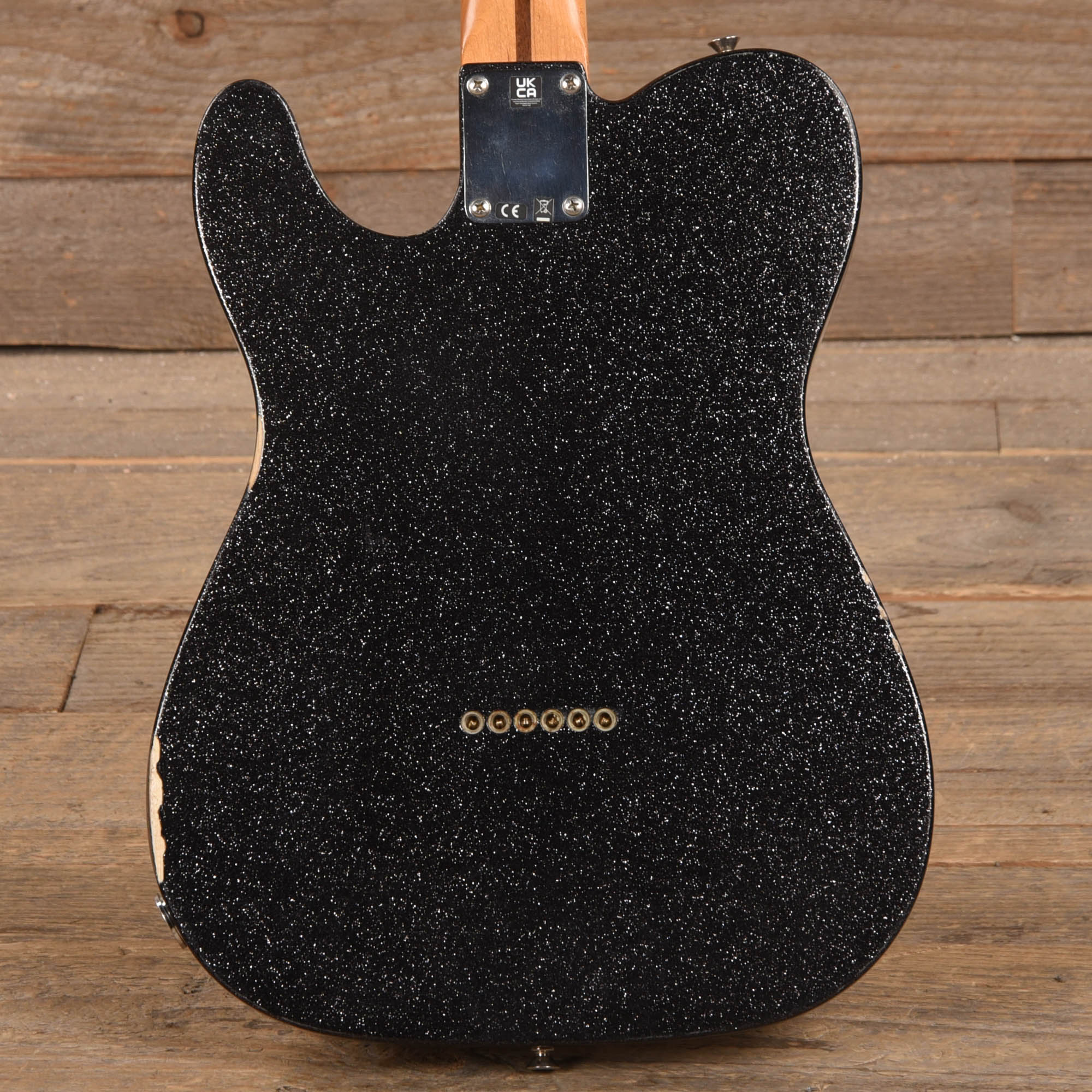 Fender Artist Brad Paisley Esquire Black Sparkle Electric Guitars / Solid Body