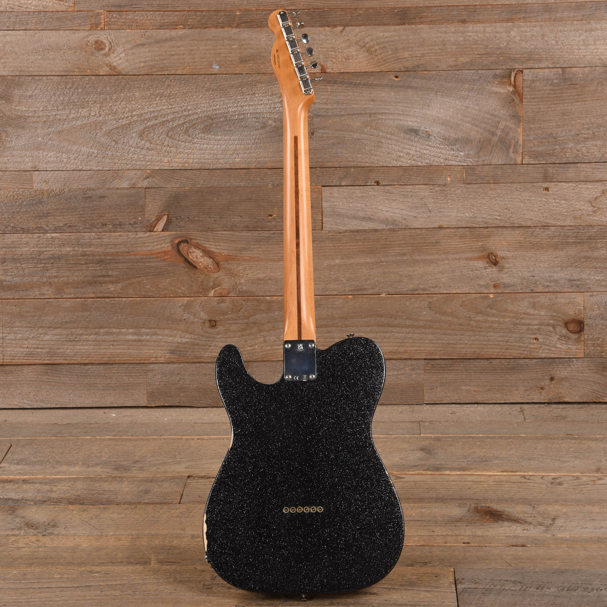 Fender Artist Brad Paisley Esquire Black Sparkle Electric Guitars / Solid Body
