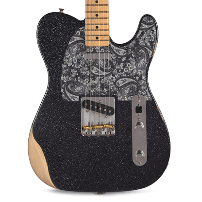 Fender Artist Brad Paisley Road Worn Telecaster Black Sparkle Electric Guitars / Solid Body