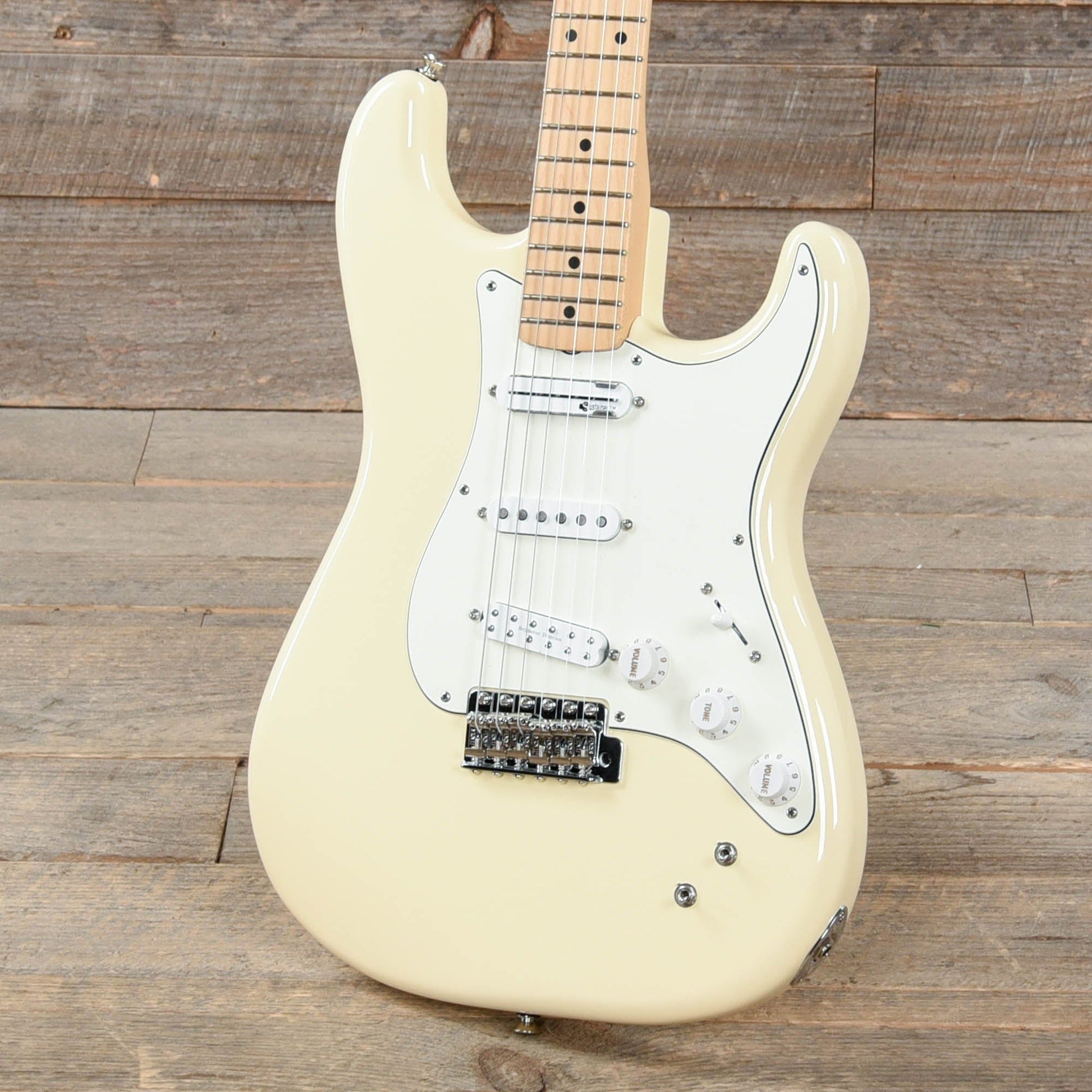 Fender Artist Ed O'Brien Stratocaster Olympic White Electric Guitars / Solid Body