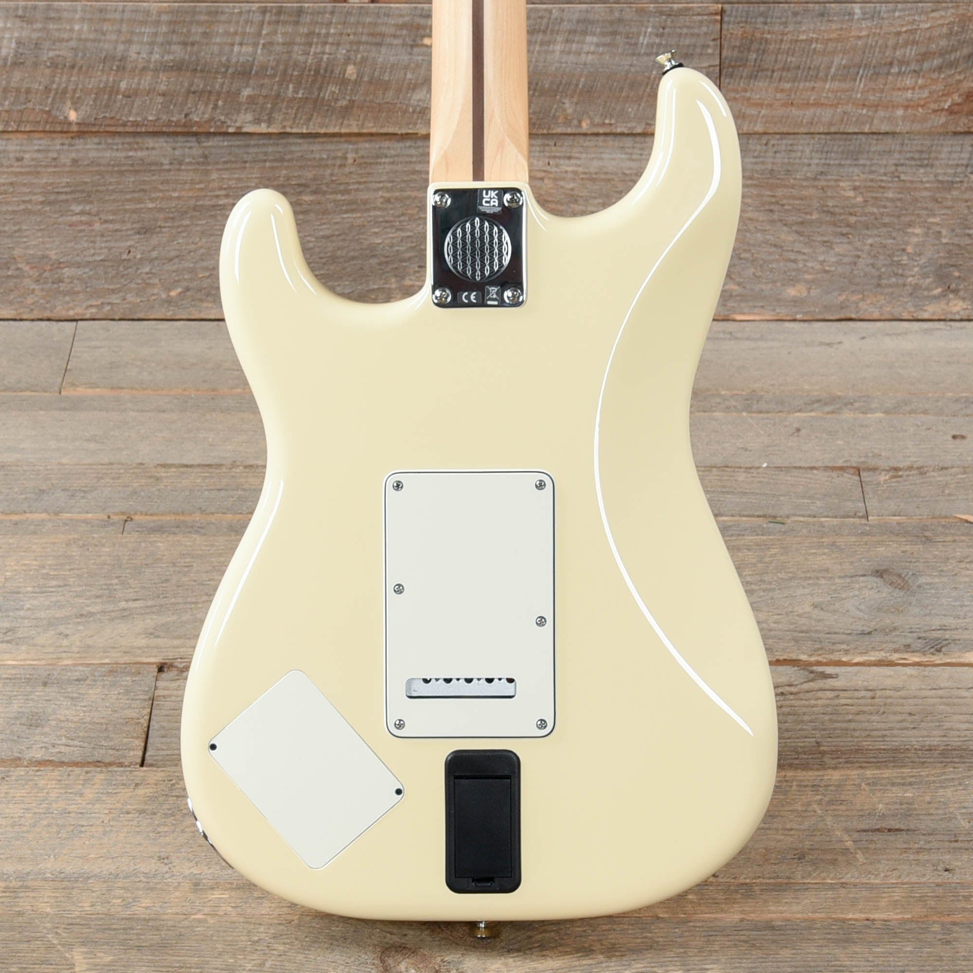 Fender Artist Ed O'Brien Stratocaster Olympic White Electric Guitars / Solid Body