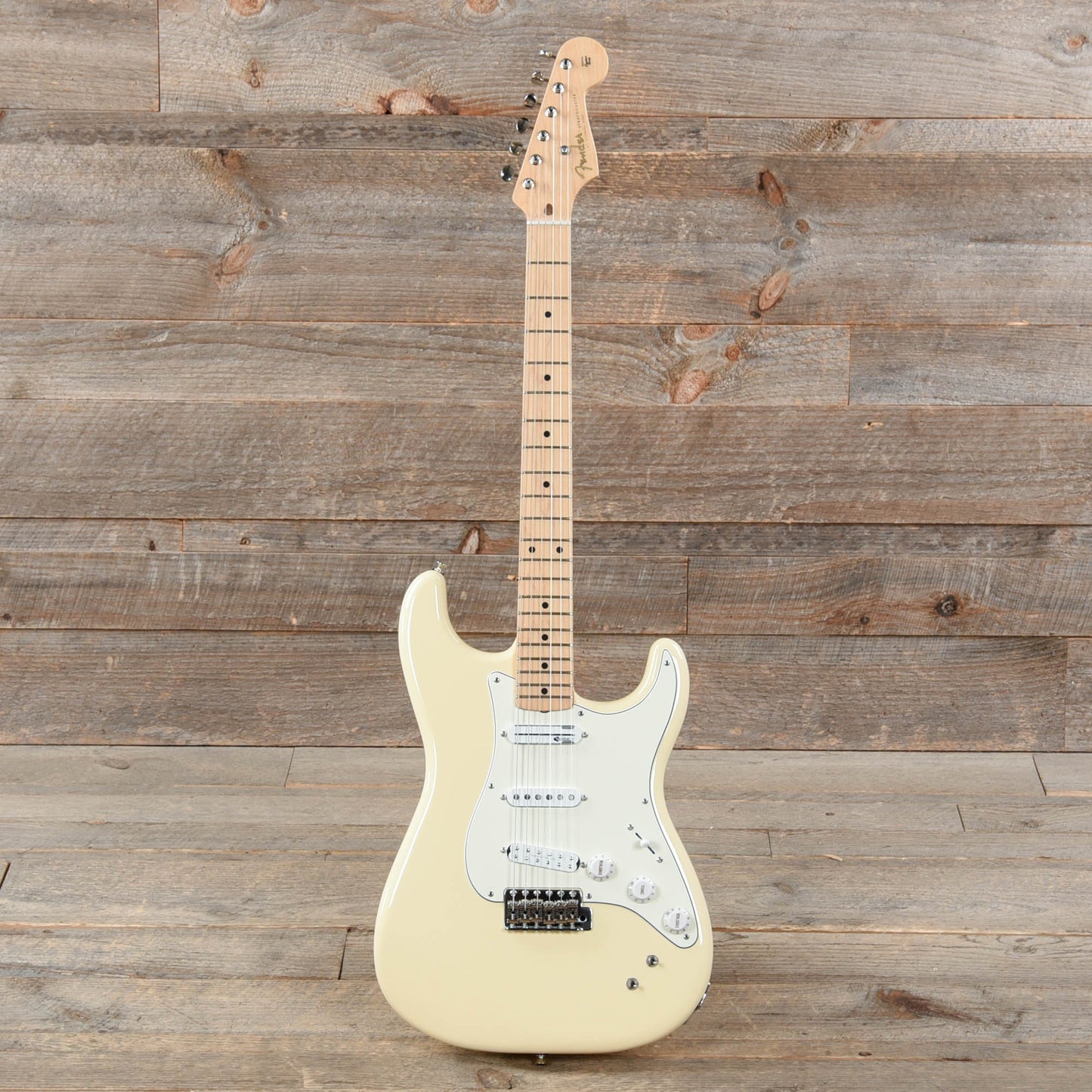 Fender Artist Ed O'Brien Stratocaster Olympic White Electric Guitars / Solid Body