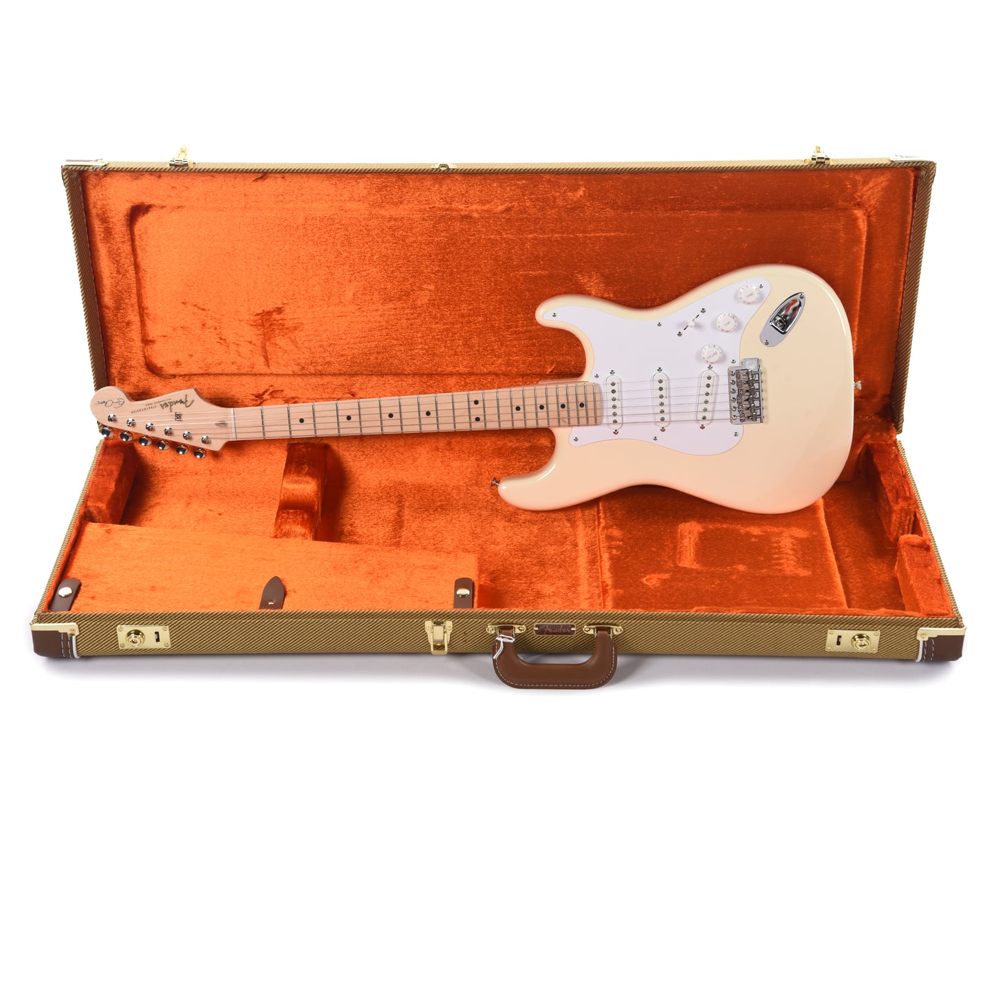 Fender Artist Eric Clapton Stratocaster Olympic White Electric Guitars / Solid Body