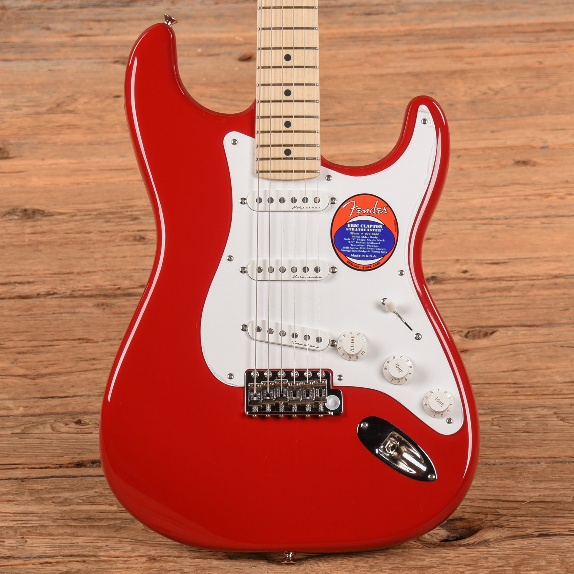 Fender Artist Eric Clapton Stratocaster Torino Red Electric Guitars / Solid Body