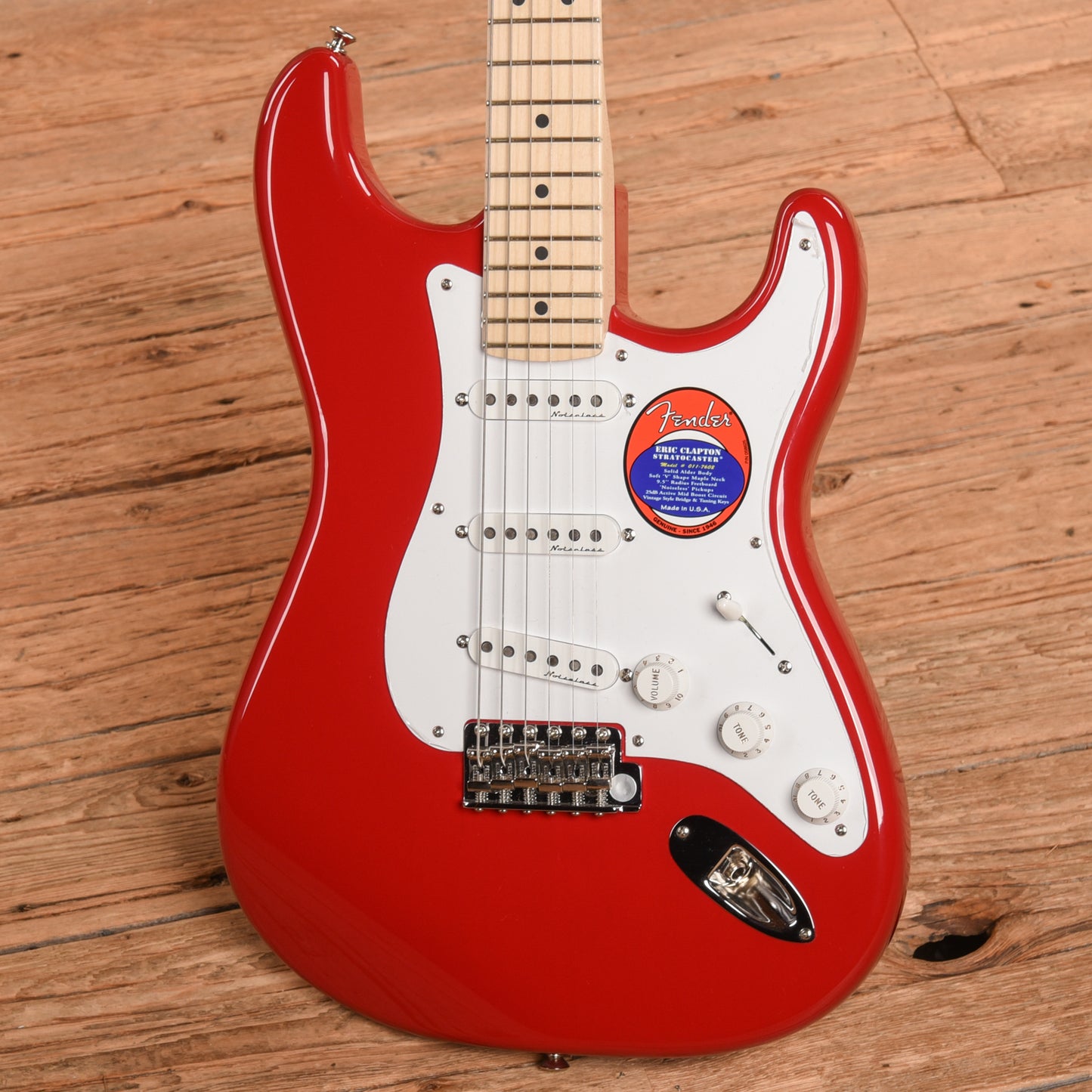 Fender Artist Eric Clapton Stratocaster Torino Red Electric Guitars / Solid Body