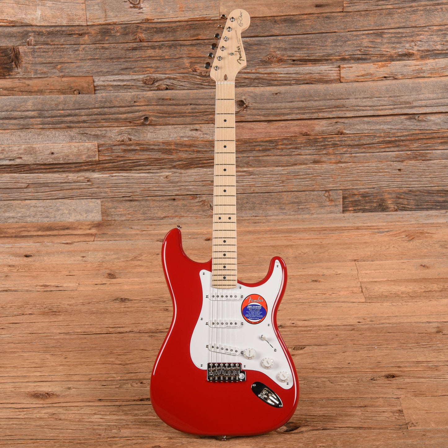 Fender Artist Eric Clapton Stratocaster Torino Red Electric Guitars / Solid Body