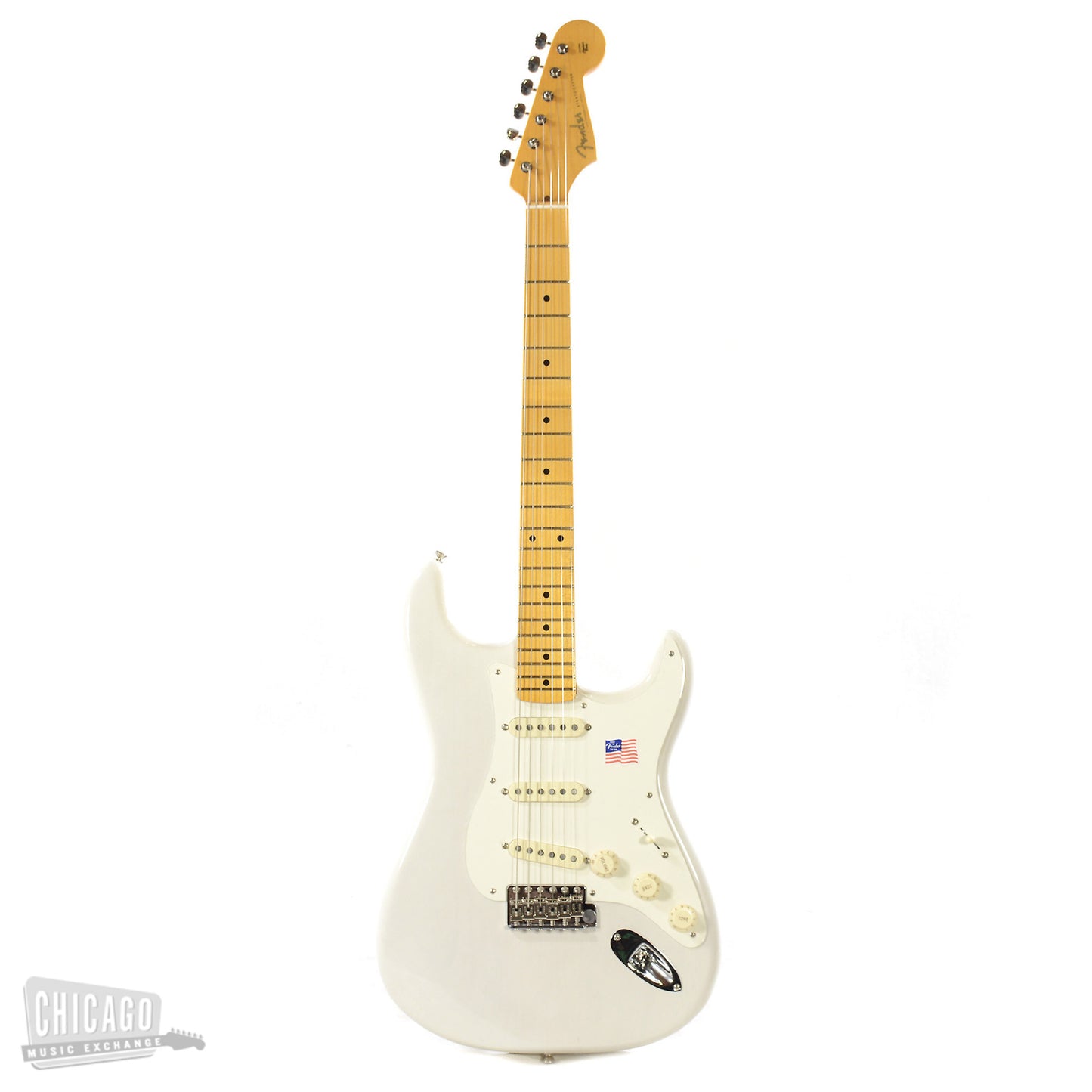 Fender Artist Eric Johnson Stratocaster White Blonde Electric Guitars / Solid Body