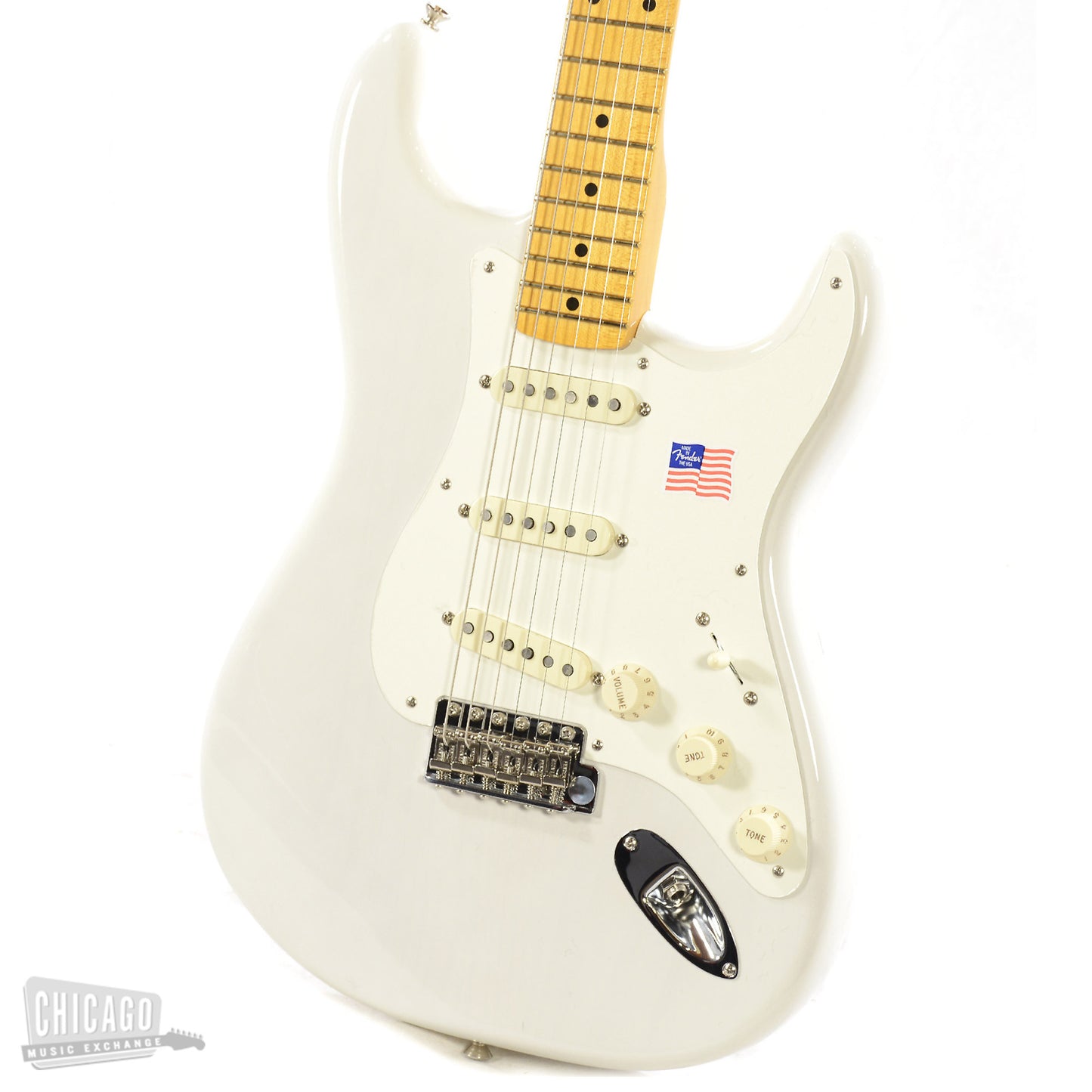 Fender Artist Eric Johnson Stratocaster White Blonde Electric Guitars / Solid Body