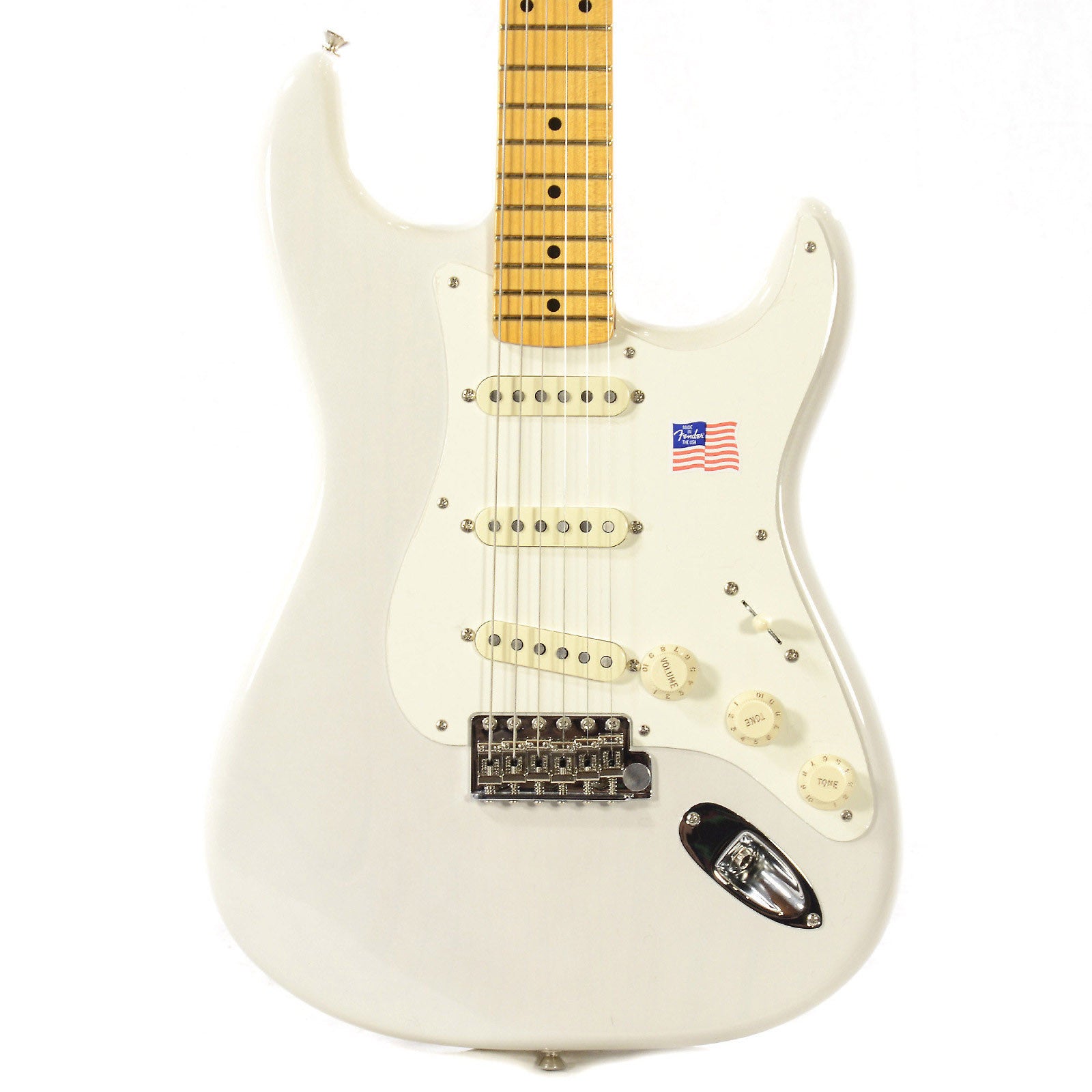 Fender Artist Eric Johnson Stratocaster White Blonde Electric Guitars / Solid Body