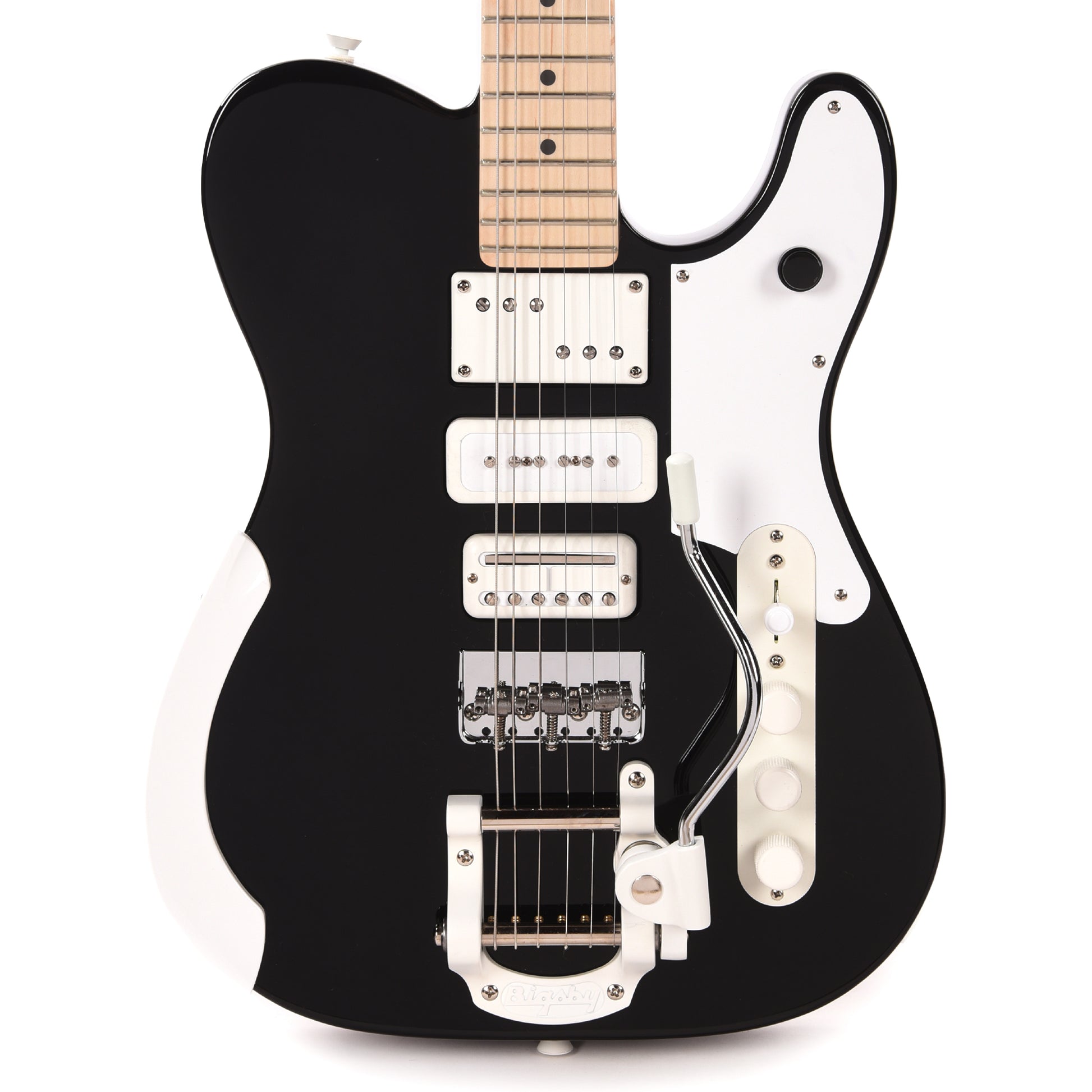 Fender Artist Jack White Triplecaster Black Electric Guitars / Solid Body