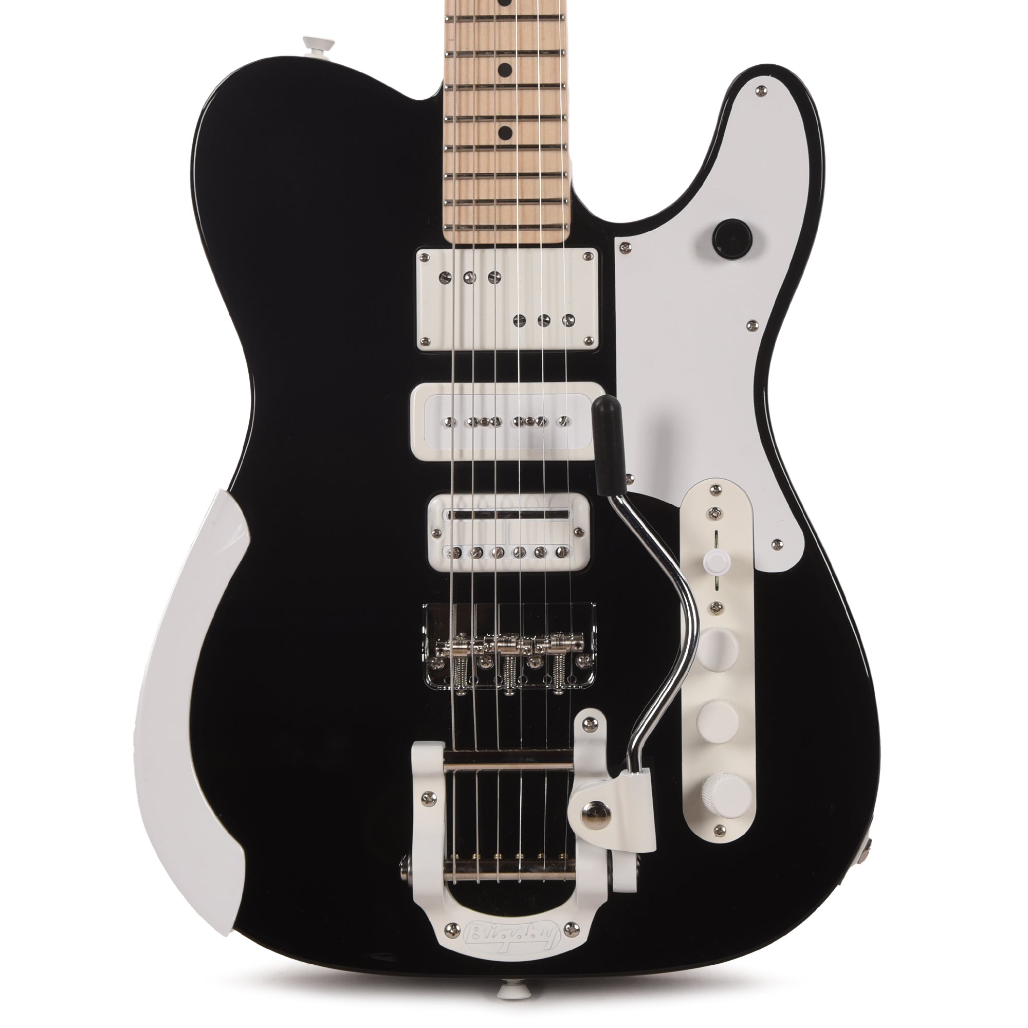 Fender Artist Jack White Triplecaster Black Electric Guitars / Solid Body