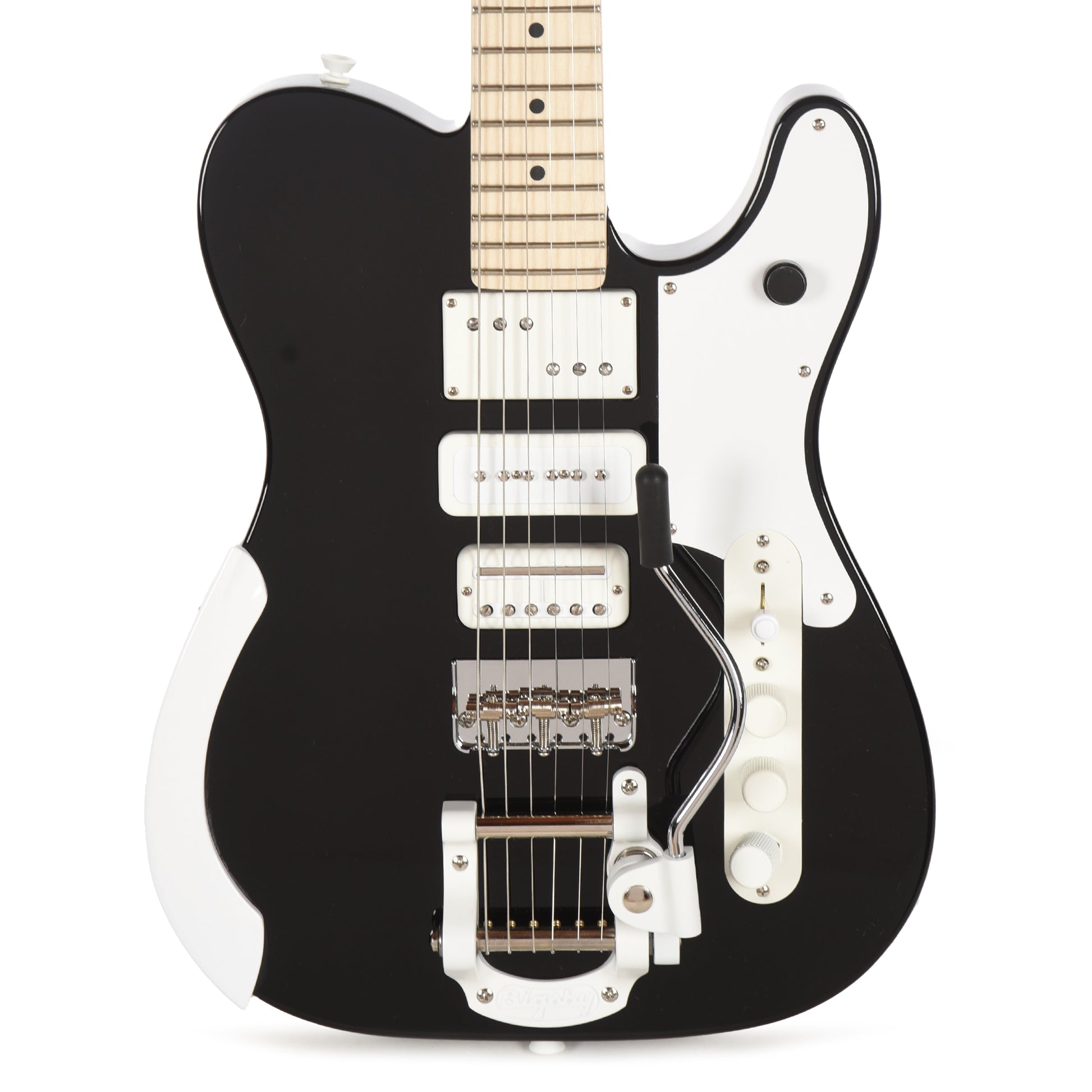 Fender Artist Jack White Triplecaster Black Electric Guitars / Solid Body