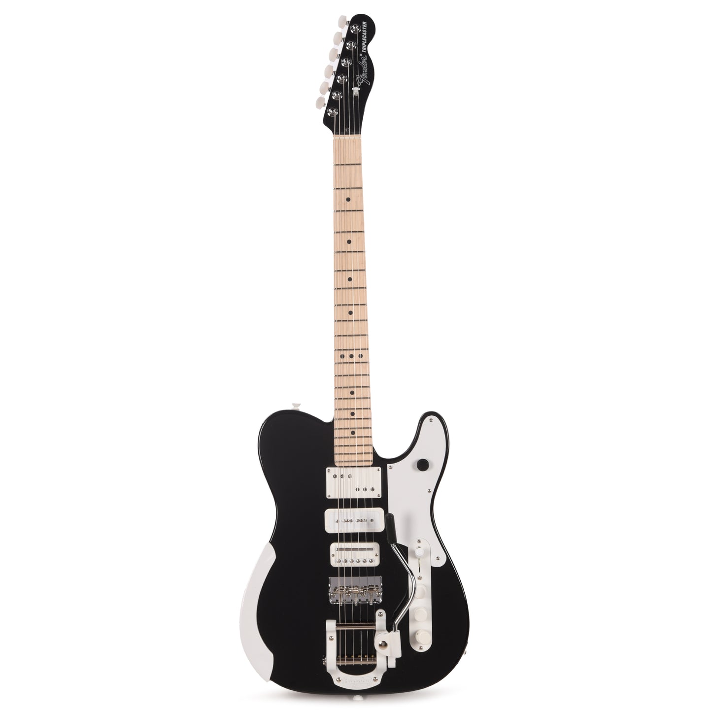 Fender Artist Jack White Triplecaster Black Electric Guitars / Solid Body