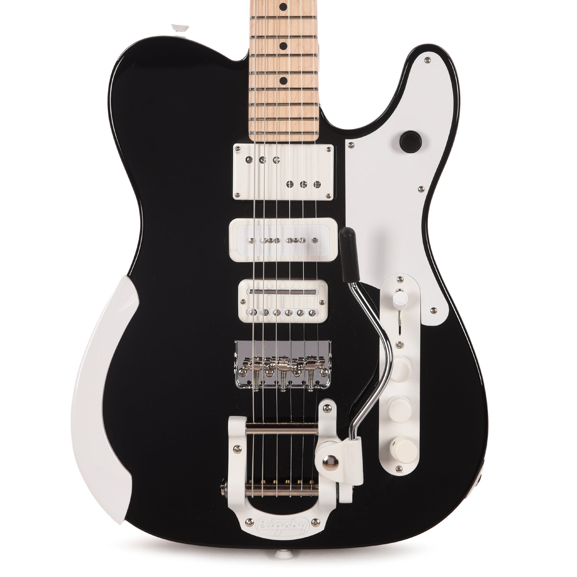 Fender Artist Jack White Triplecaster Black Electric Guitars / Solid Body