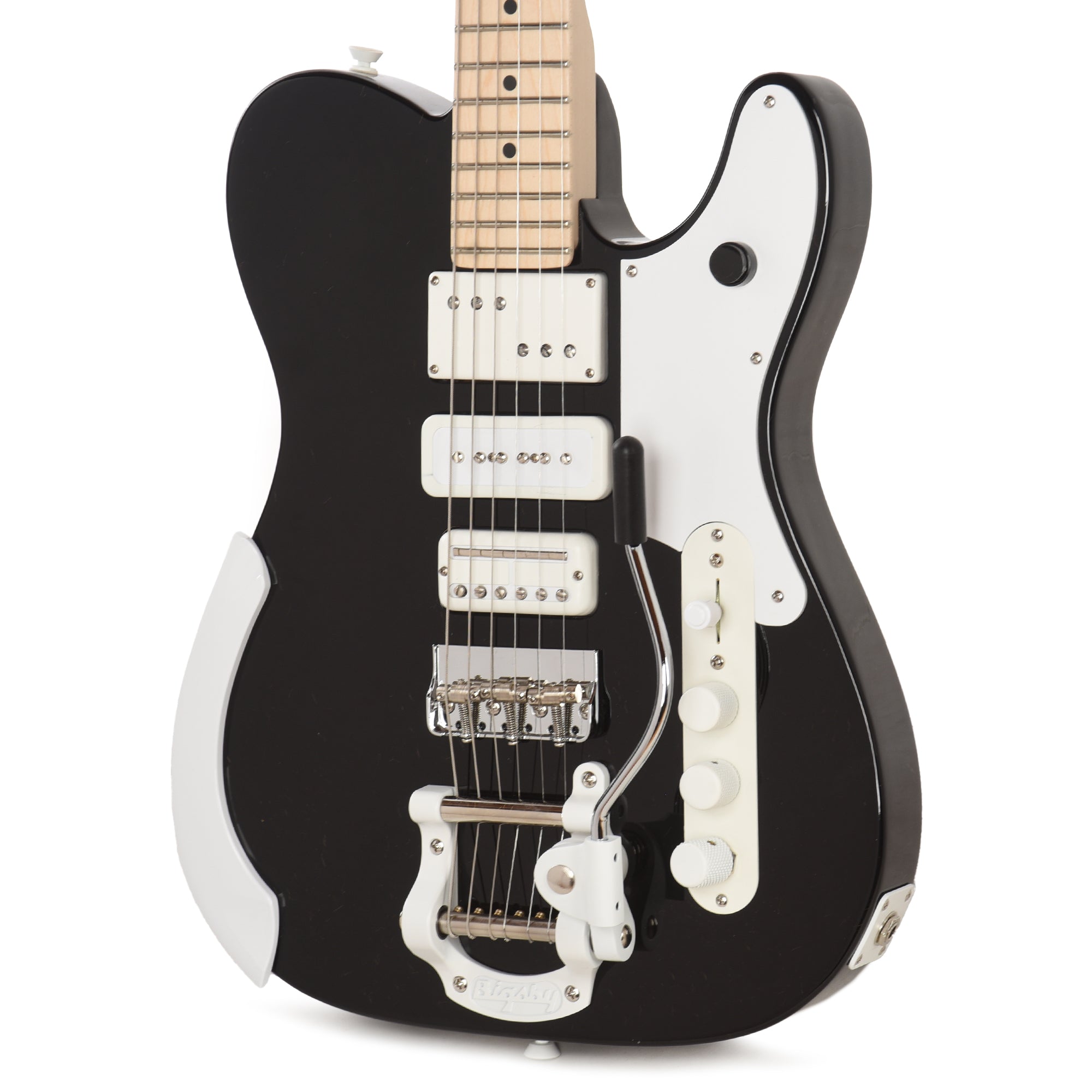 Fender Artist Jack White Triplecaster Black Electric Guitars / Solid Body