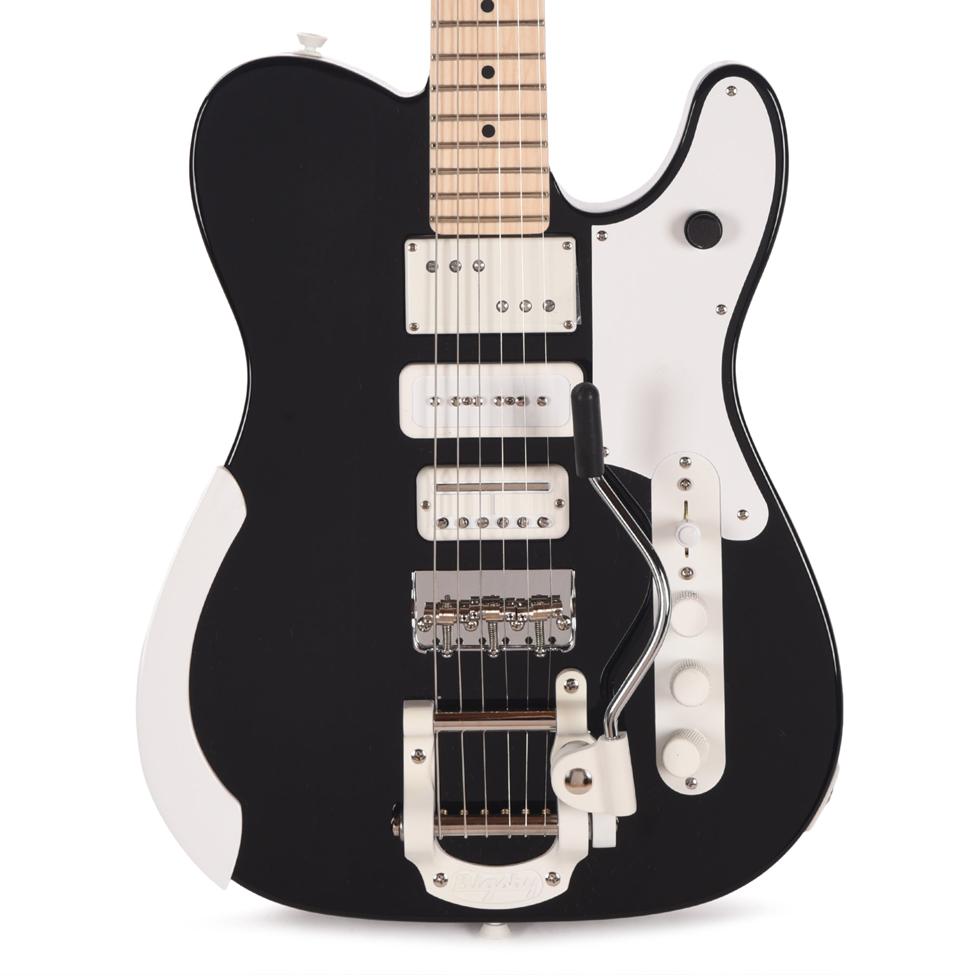Fender Artist Jack White Triplecaster Black Electric Guitars / Solid Body
