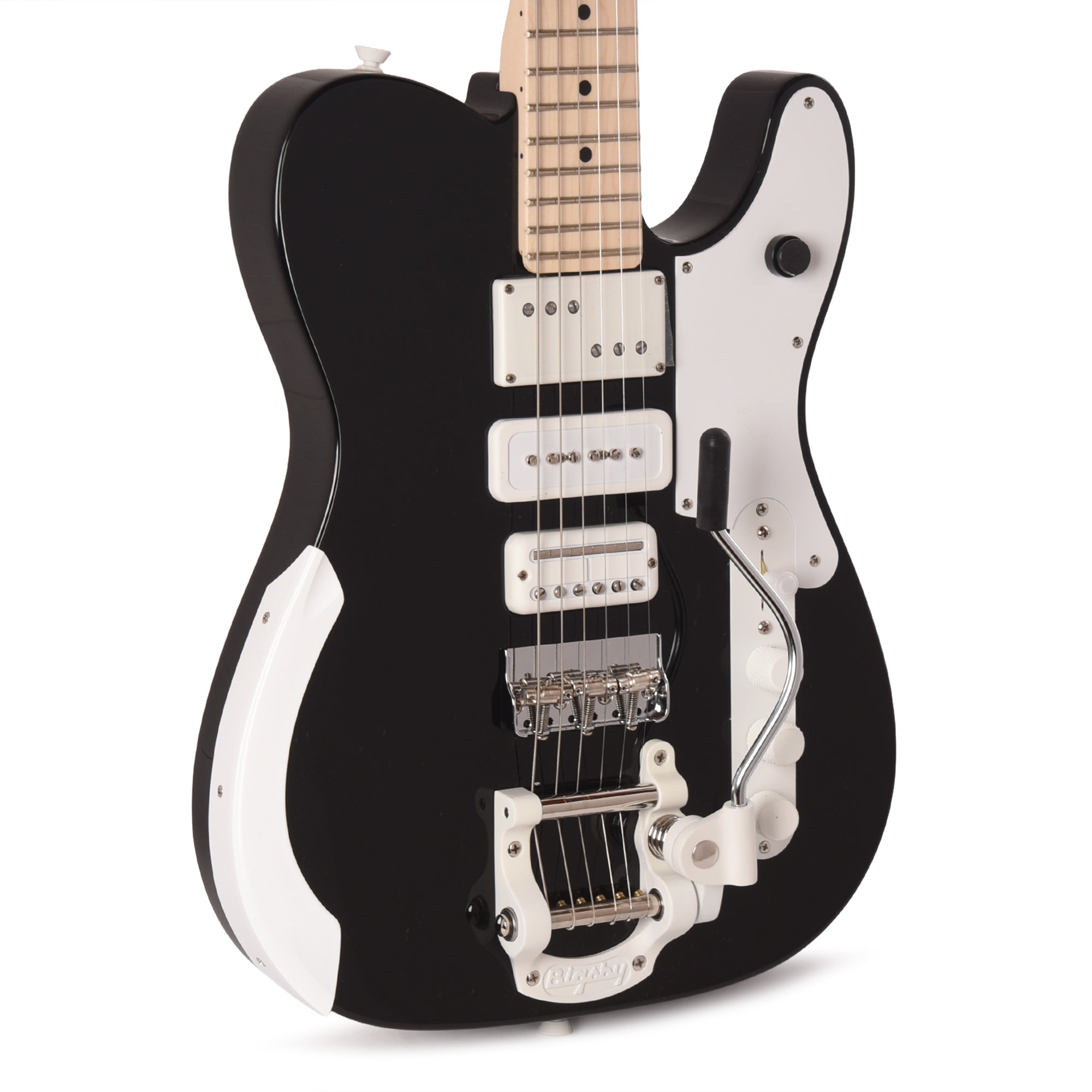 Fender Artist Jack White Triplecaster Black Electric Guitars / Solid Body