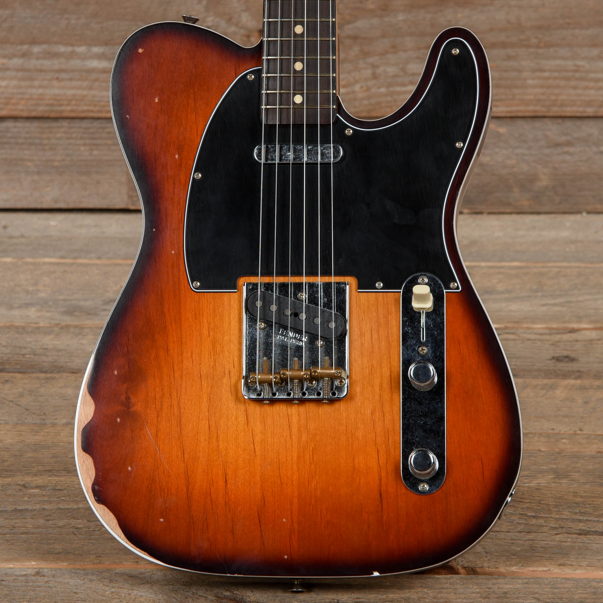Fender Artist Jason Isbell Custom Telecaster Rosewood 3-color Chocolate Burst Electric Guitars / Solid Body