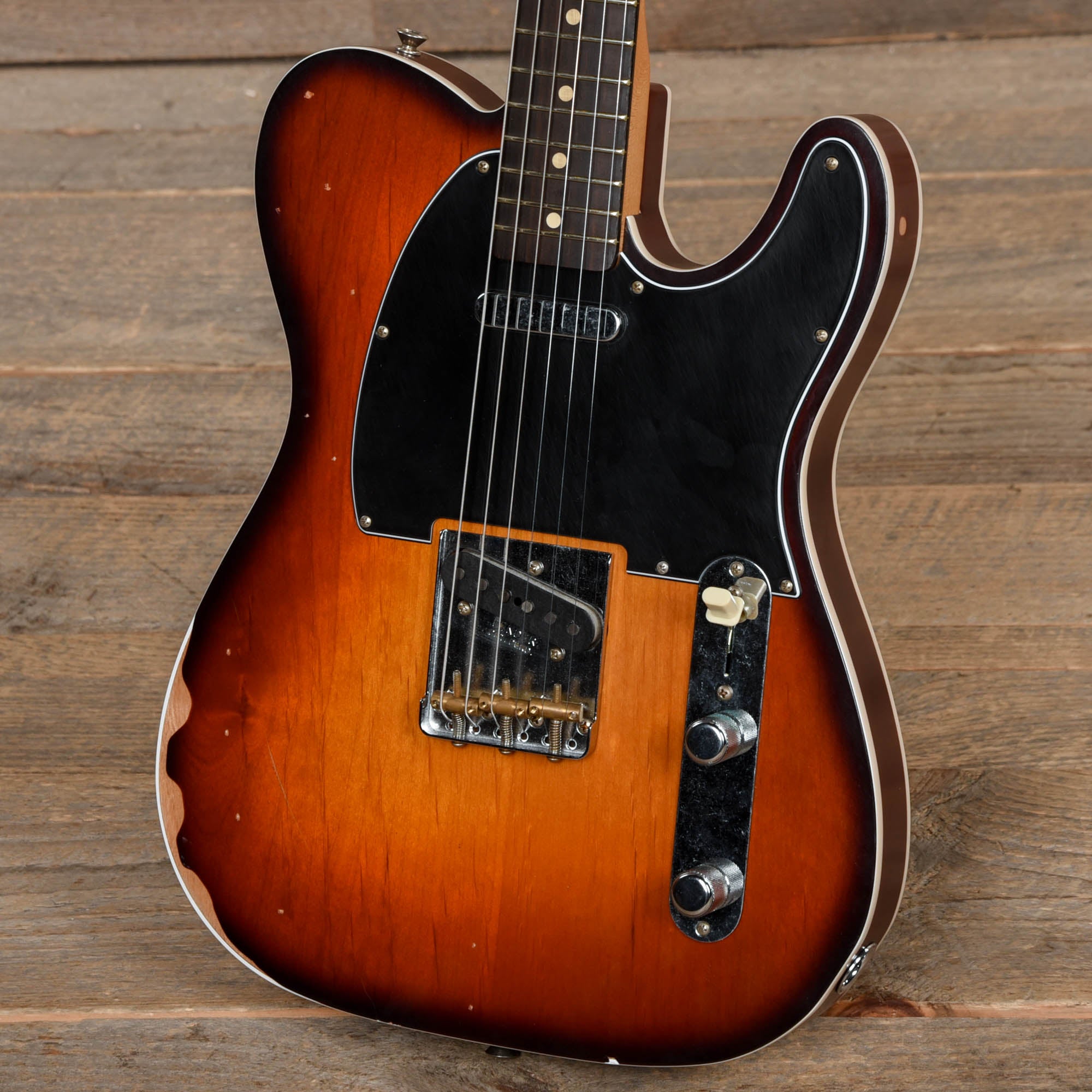 Fender Artist Jason Isbell Custom Telecaster Rosewood 3-color Chocolate Burst Electric Guitars / Solid Body