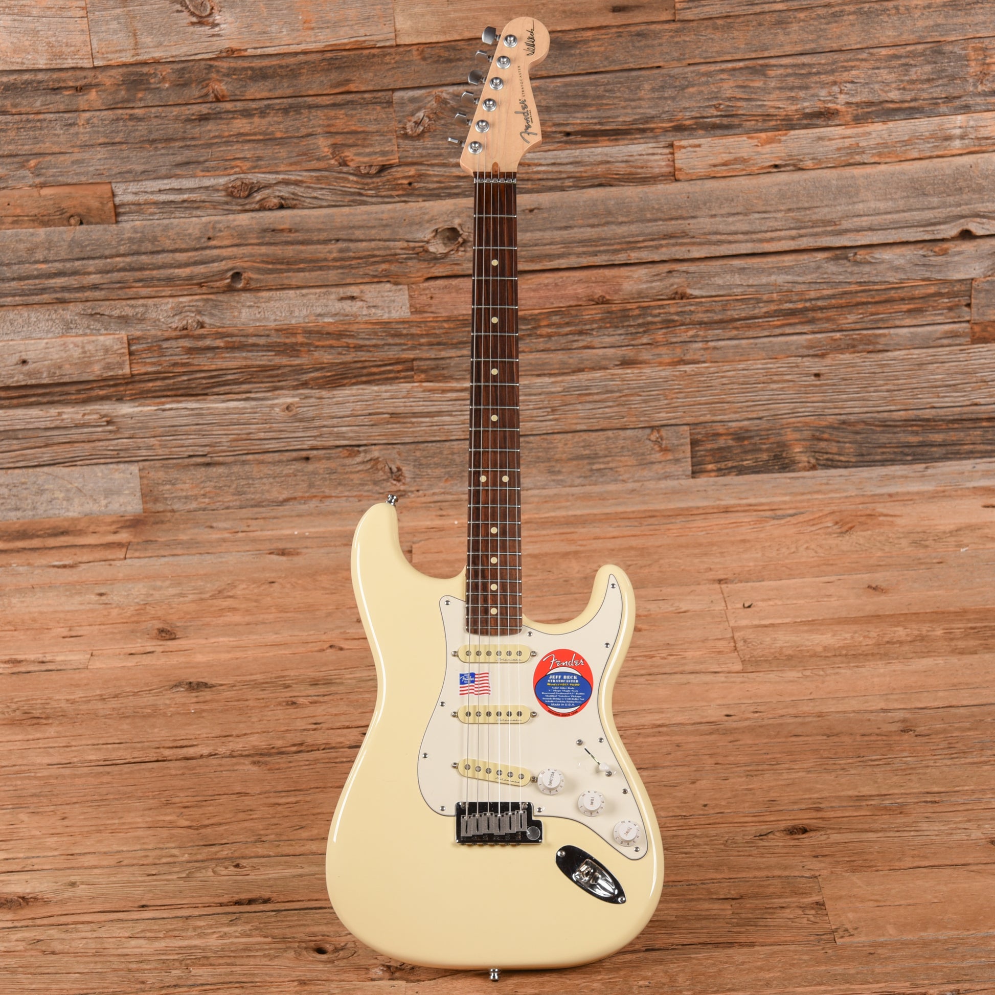 Fender Artist Jeff Beck Stratocaster Olympic White 2012 Electric Guitars / Solid Body