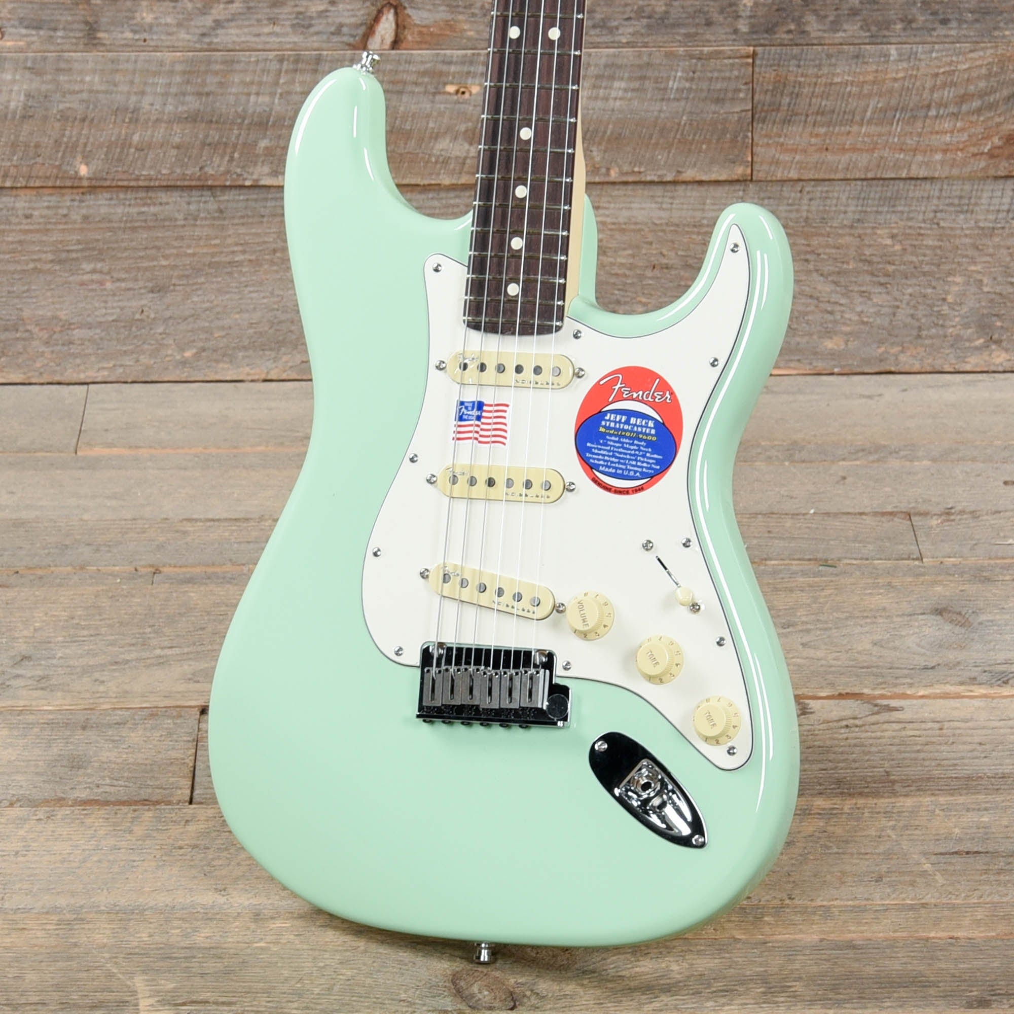 Fender Artist Jeff Beck Stratocaster Surf Green Electric Guitars / Solid Body